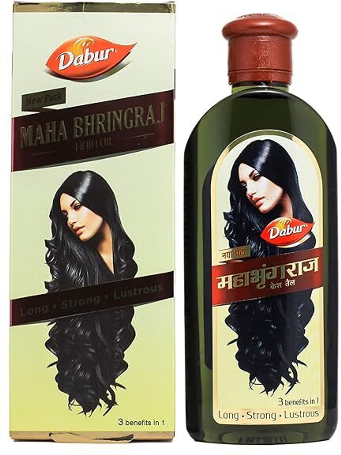 Image of Dabur maha bhringaraj oil ayuvedic hair oil 196ml Hair Oil (196 ml)