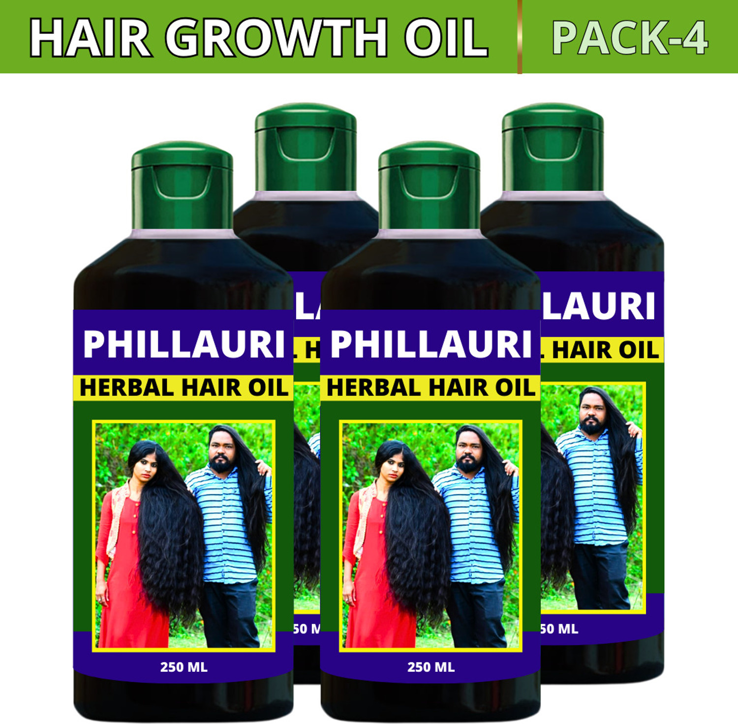 Image of Phillauri Castor Oil Cold Pressed To Support Hair Growth Hair Oil (500 ml)