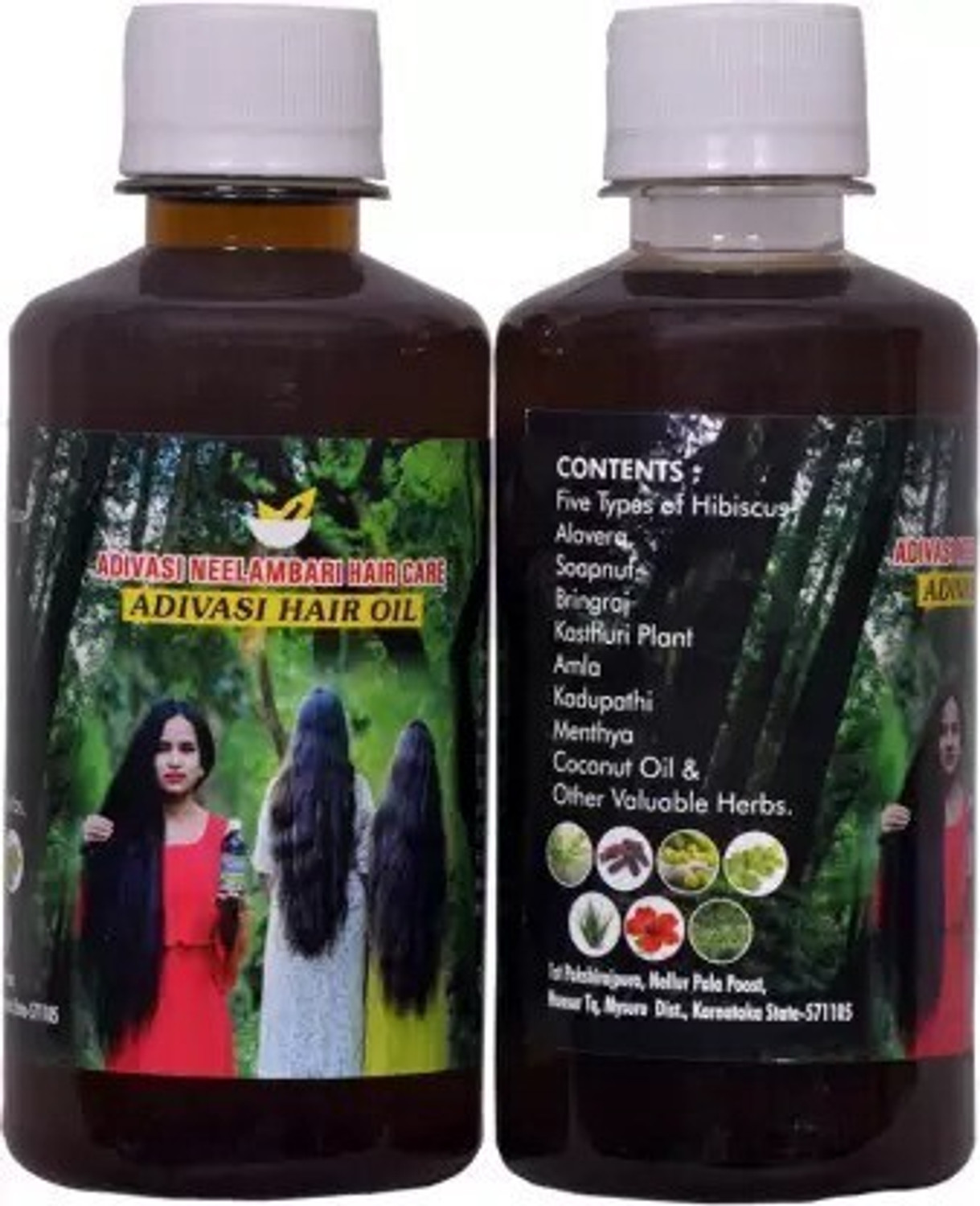 Image of groviva Complete Hair Solution | Helps to Control Hair Fall|100 ml (Pack of 2) Hair Oil (200 ml)