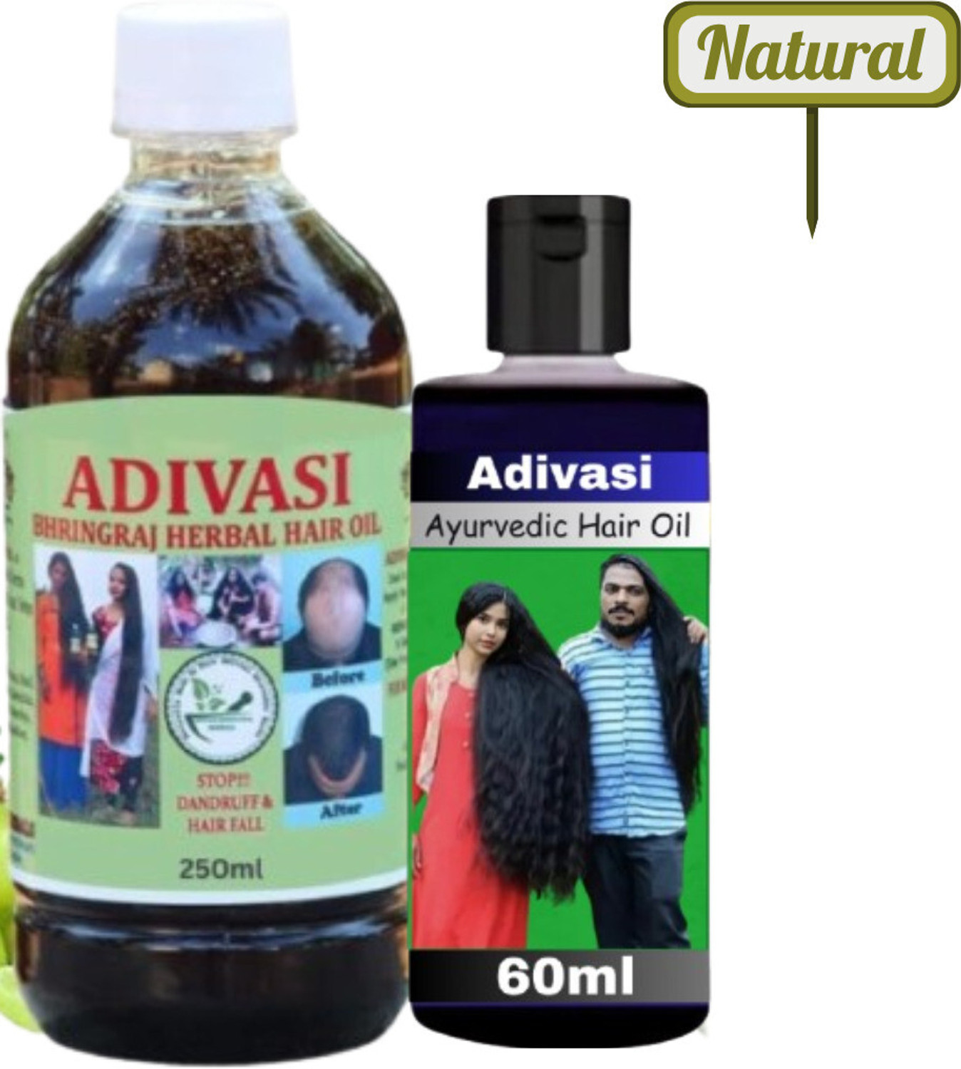 Image of VASMOL Super 33 Kesh Kala Oil Based Hair Colour - 4 x 100 ml Packs Hair Oil (400 ml)