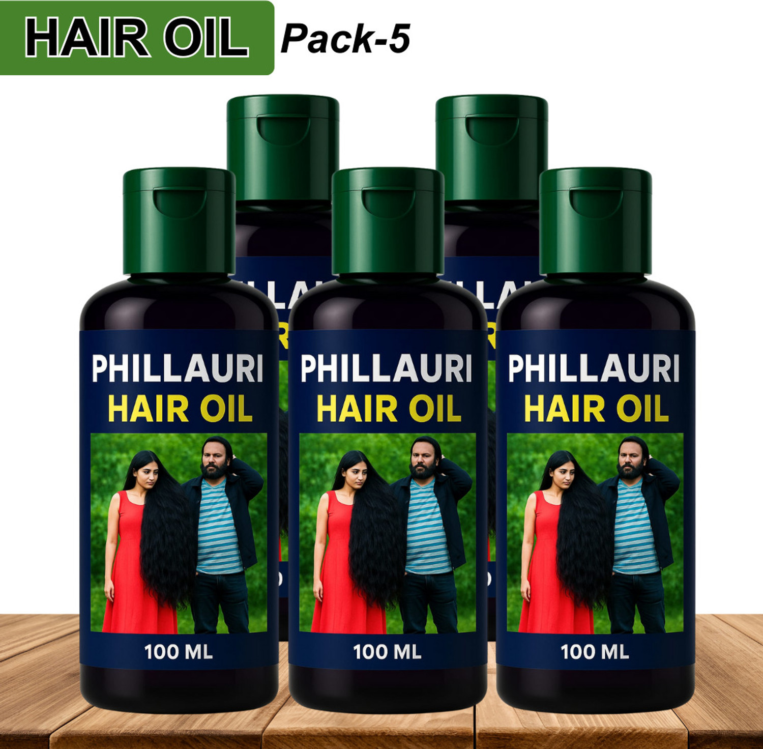 Image of VASMOL Super 33 Kesh Kala Oil Based Hair Colour - 4 x 100 ml Packs Hair Oil (400 ml)