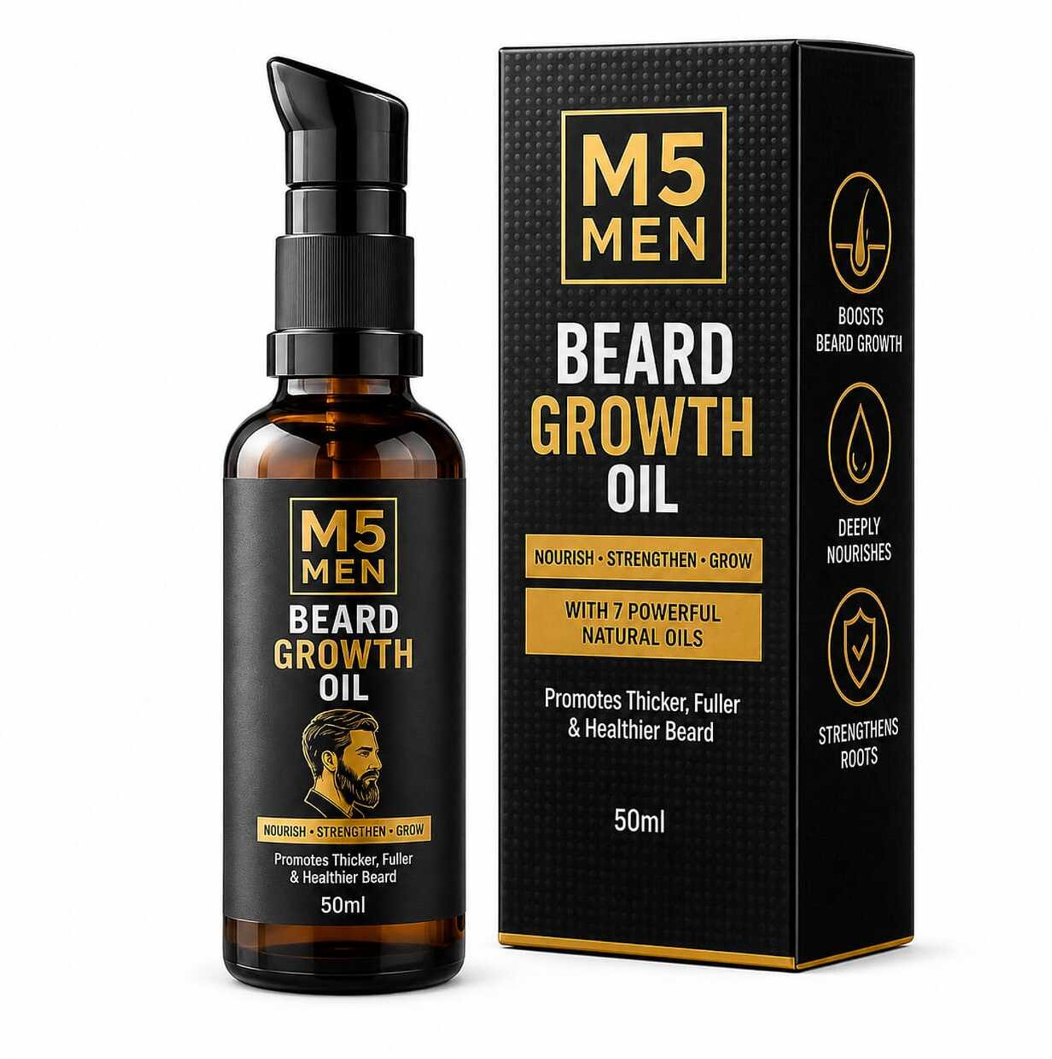 Image of Avimee Herbal Saptbeej Hair Oil | Pack of 3 Hair Oil (300 ml)