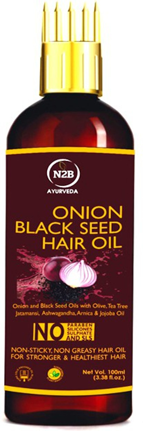 Image of N2B Onion Black Seed Hair Oil - Hair Oil (40 ml)