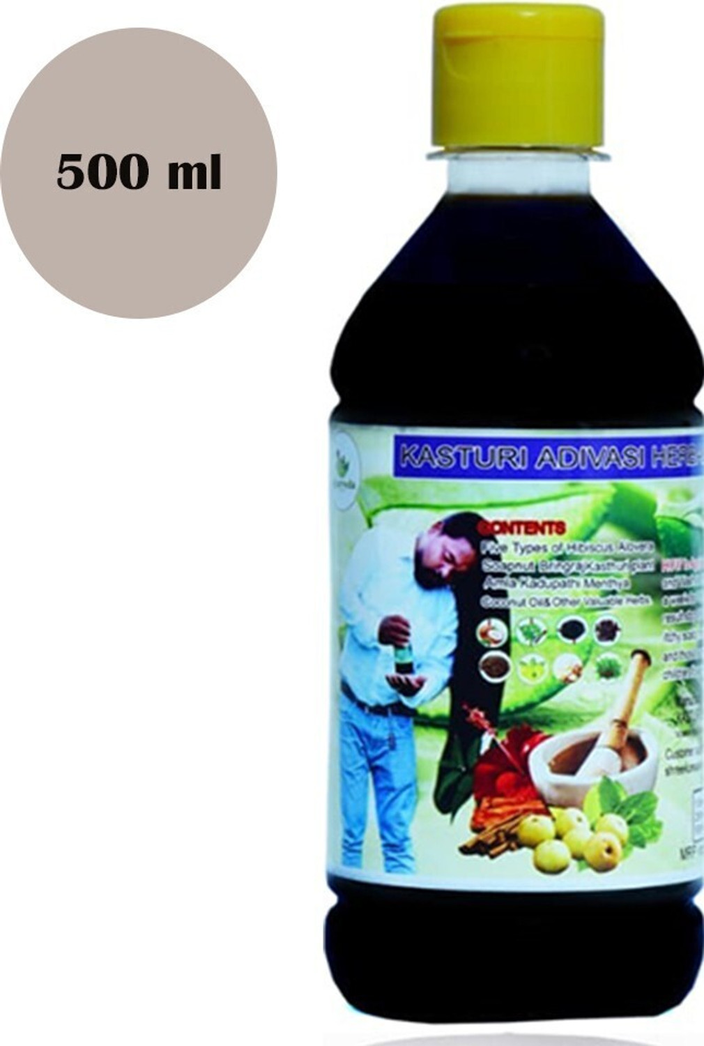 Image of VASMOL Super 33 Kesh Kala Oil Based Hair Colour - 4 x 100 ml Packs Hair Oil (400 ml)