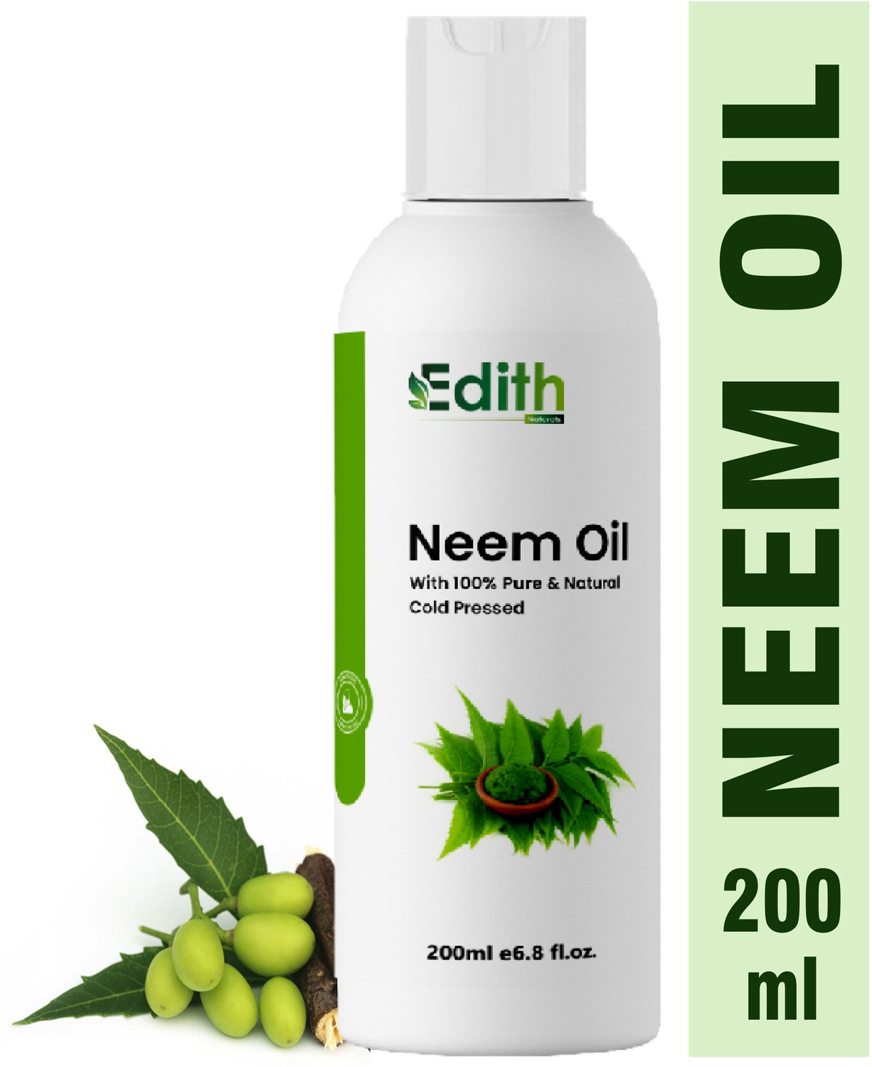 Image of Multano Pro Organic Cold Pressed Neem Oil for Hair & Skin Acne Prone Skin Dandruff Control Hair Oil (220 ml)