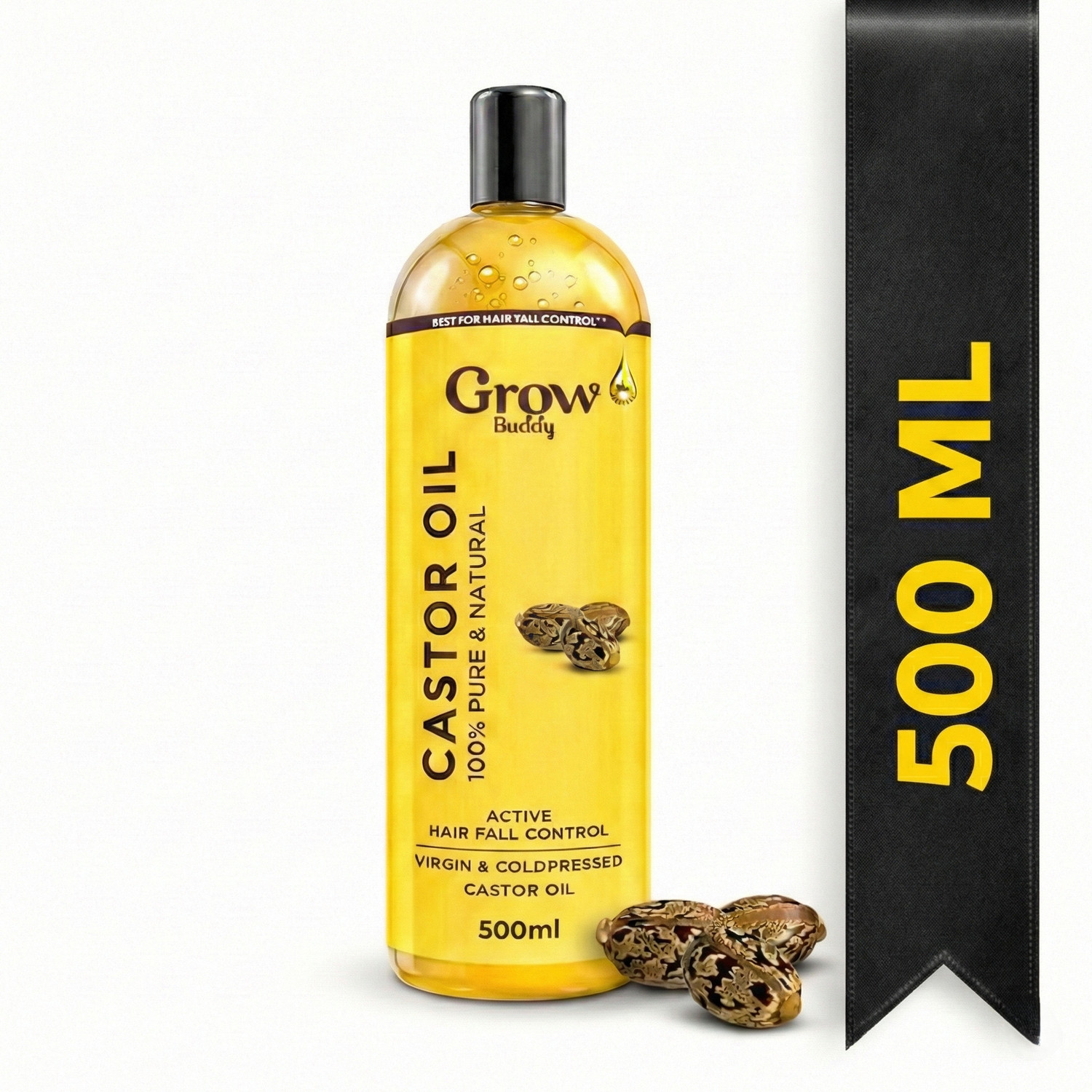 Image of Shreeji Pure Coconut Hair Oil 1 Litre | Hair Fall Control & Growth Hair Oil (500 ml)A Hair Oil (500 g)