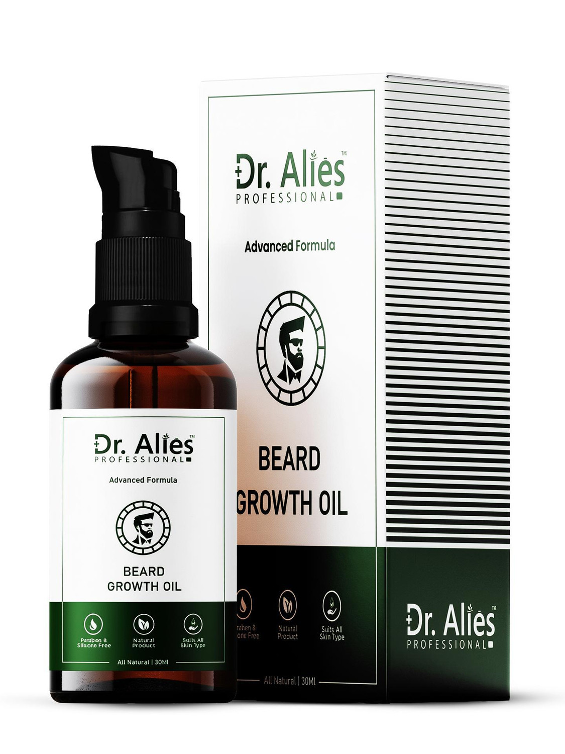 Dr. Alies Professional Beard & Mustache Growth Oil - Image 1