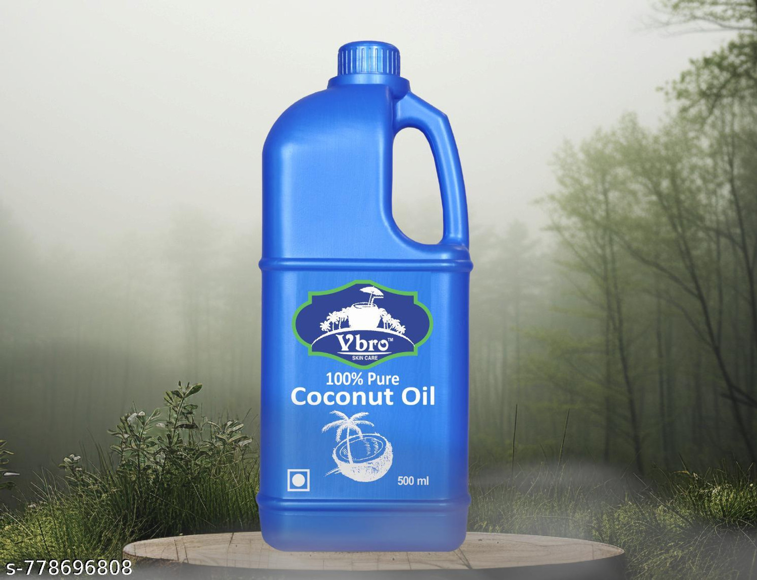 Image of Shreeji Pure Coconut Hair Oil 1 Litre | Hair Fall Control & Growth Hair Oil (500 ml)A Hair Oil (500 g)