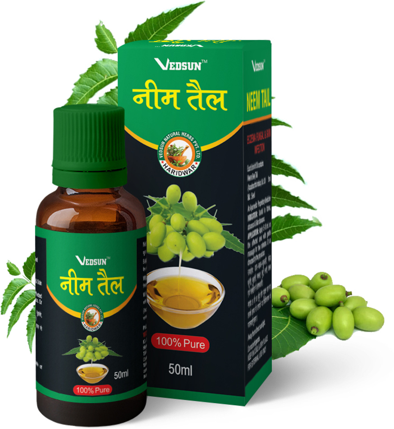 Image of Multano Pro Organic Cold Pressed Neem Oil for Hair & Skin Acne Prone Skin Dandruff Control Hair Oil (220 ml)