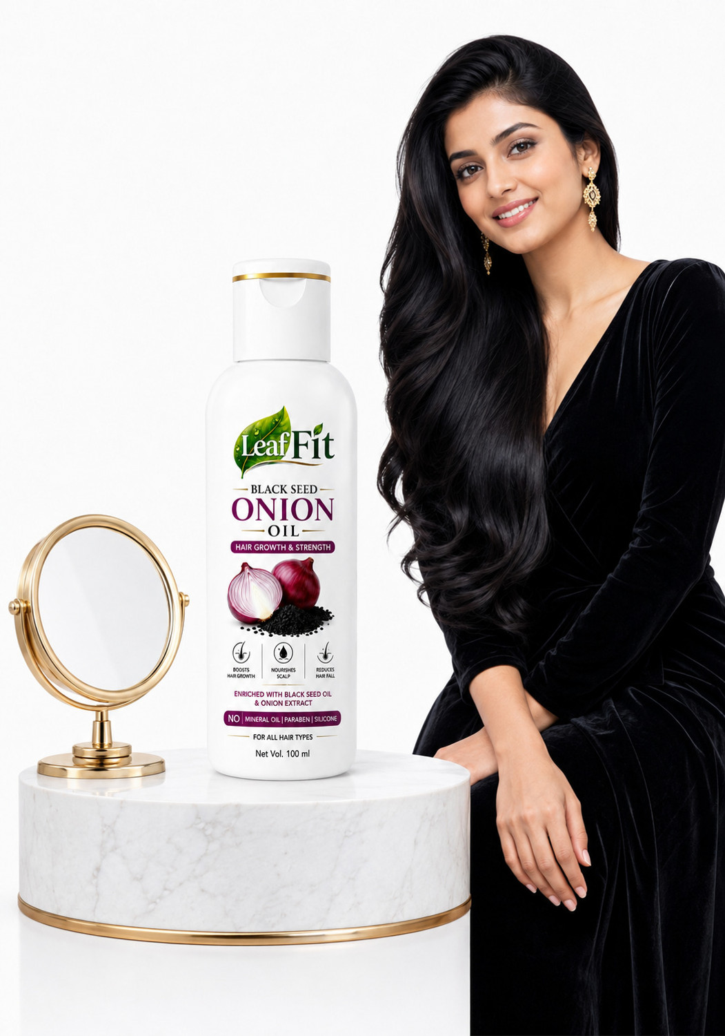 Image of Multano Pro Organic Cold Pressed Neem Oil for Hair & Skin Acne Prone Skin Dandruff Control Hair Oil (220 ml)