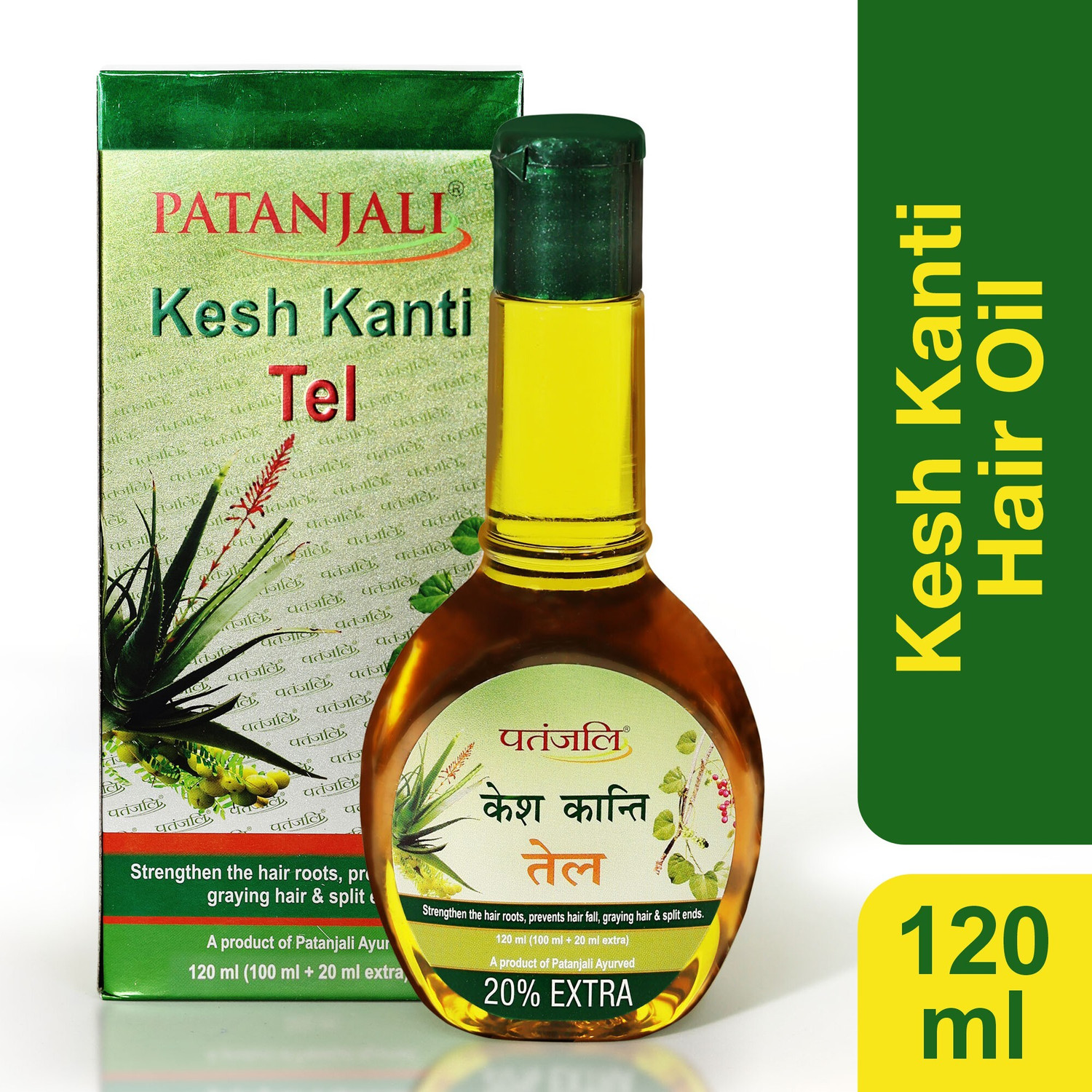 Patanjali Kesh Kanti Hair Oil 100 ml - Image 1