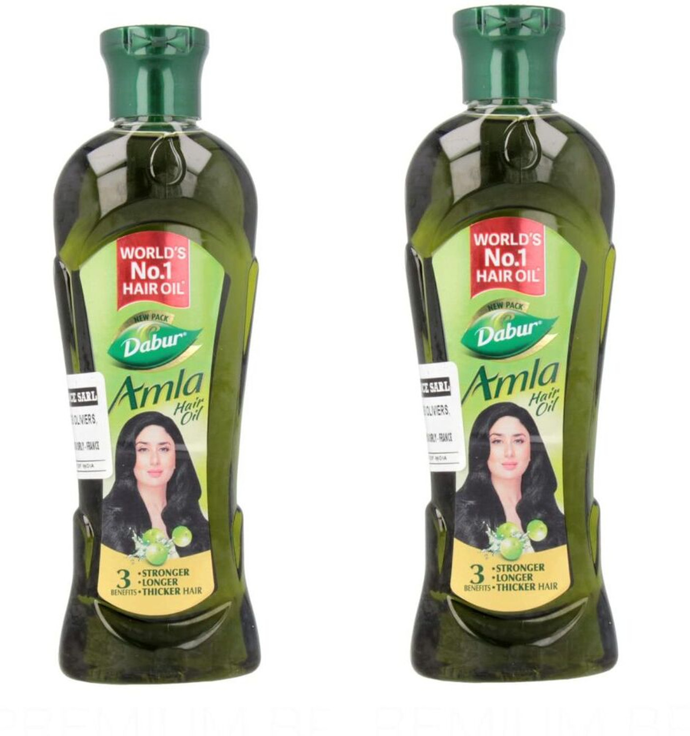 Image of Dabur Almond Hair OIL 95 ML *2 PLASTIC BOTTLE Hair Oil (190 ml)