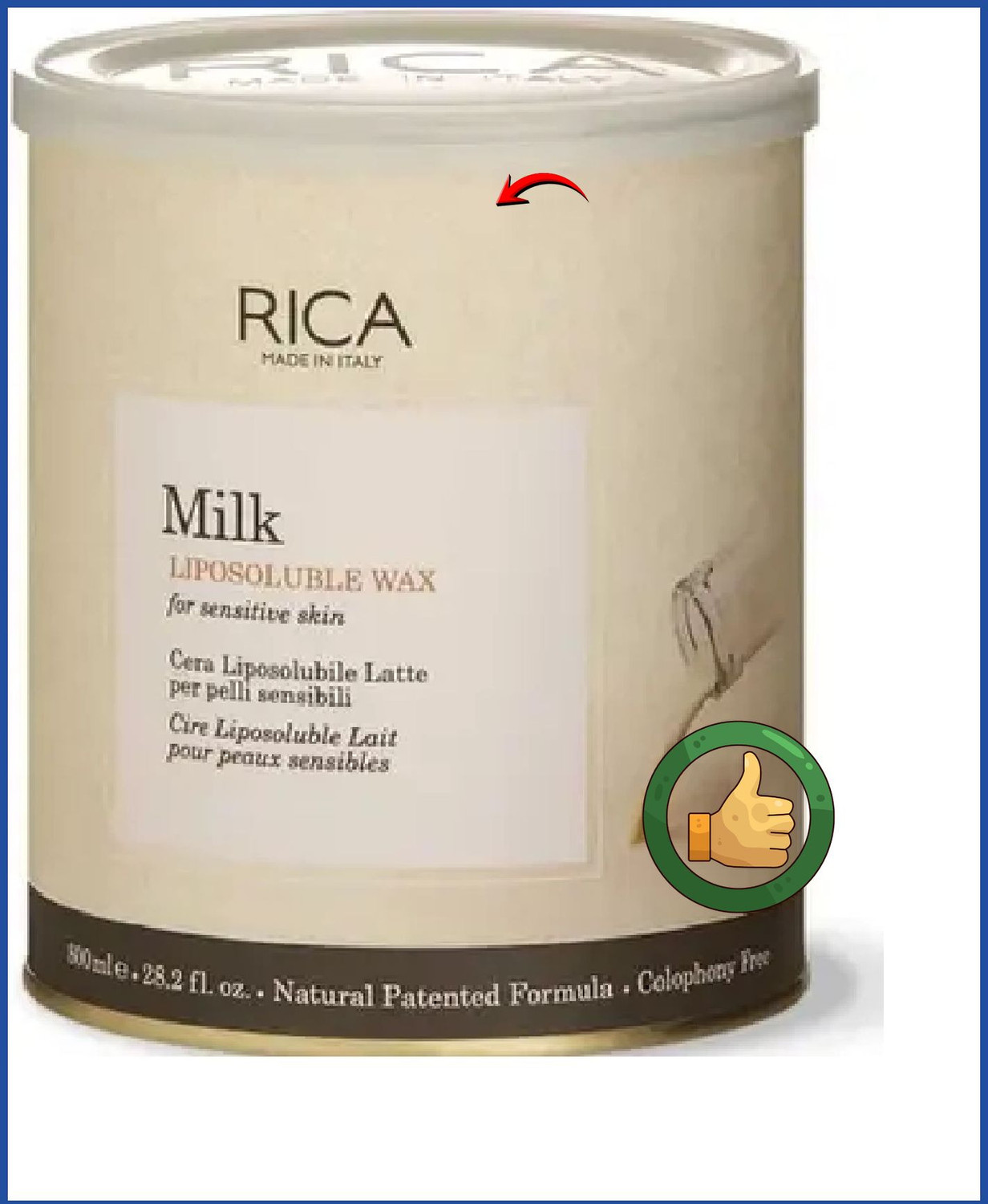 Image of Reya PREMIUM RICA BRAZILIAN WAX Wax (800 g)