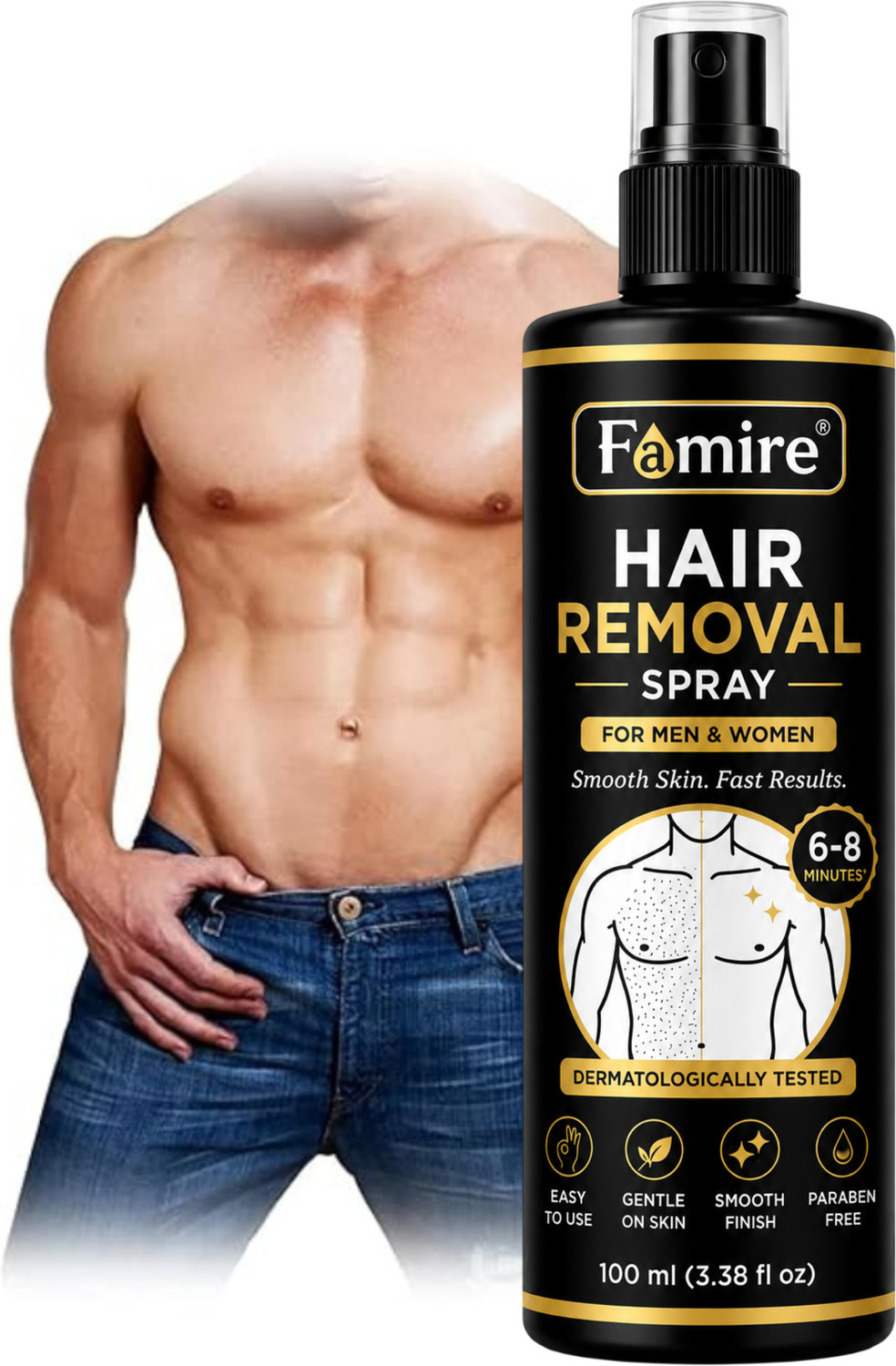 Famire Hair Removal Spray for Body - Image 6