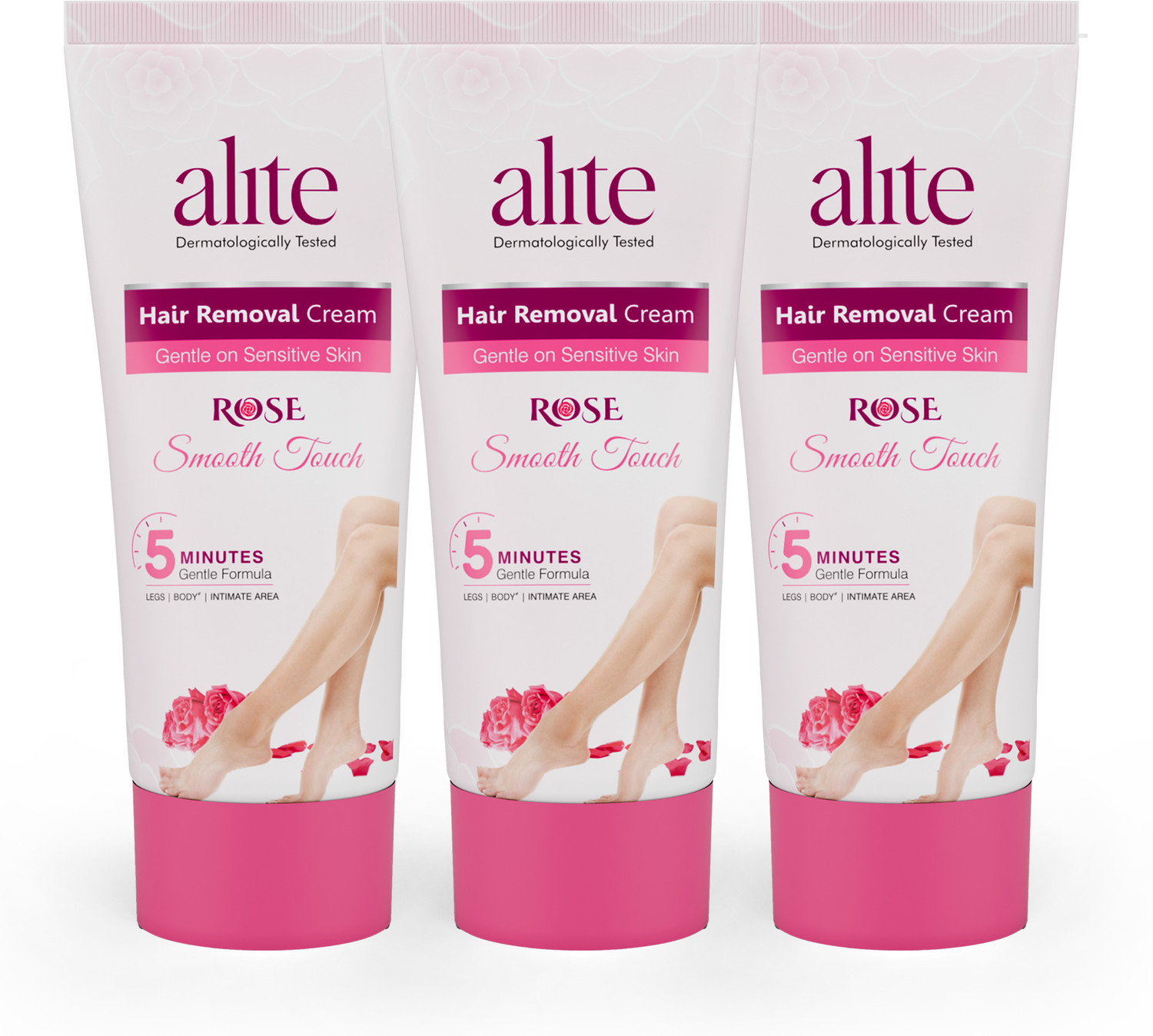 Image of VI-JOHN FEATHER TOUCH HAIR REMOVAL HALDI CHANDAN 110 GM PACK OF 3 (330g) Cream (330 g, Set of 3)