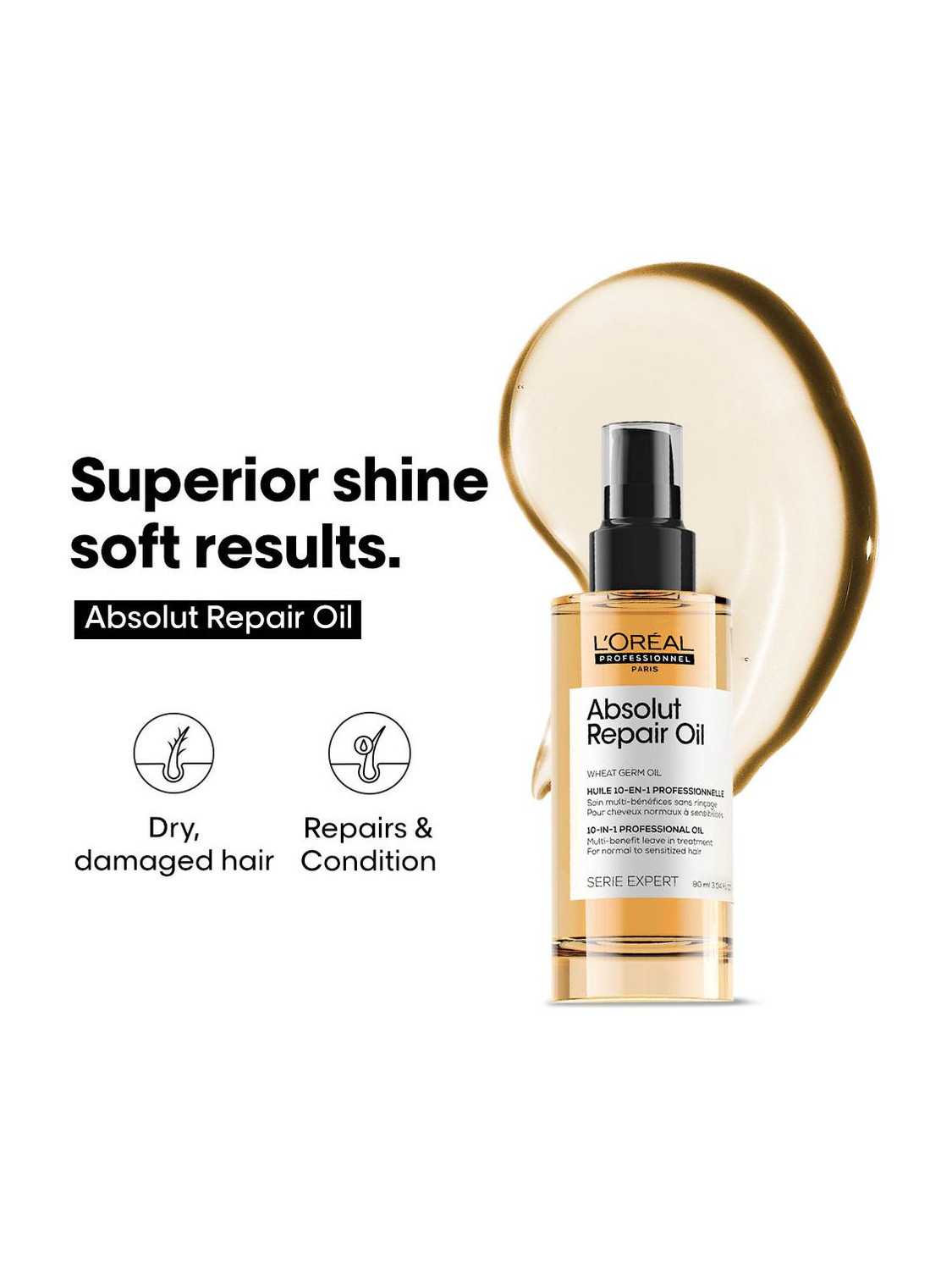 L'Oréal Professionnel Absolut Repair 10-in-1 Hair Serum - Image 1