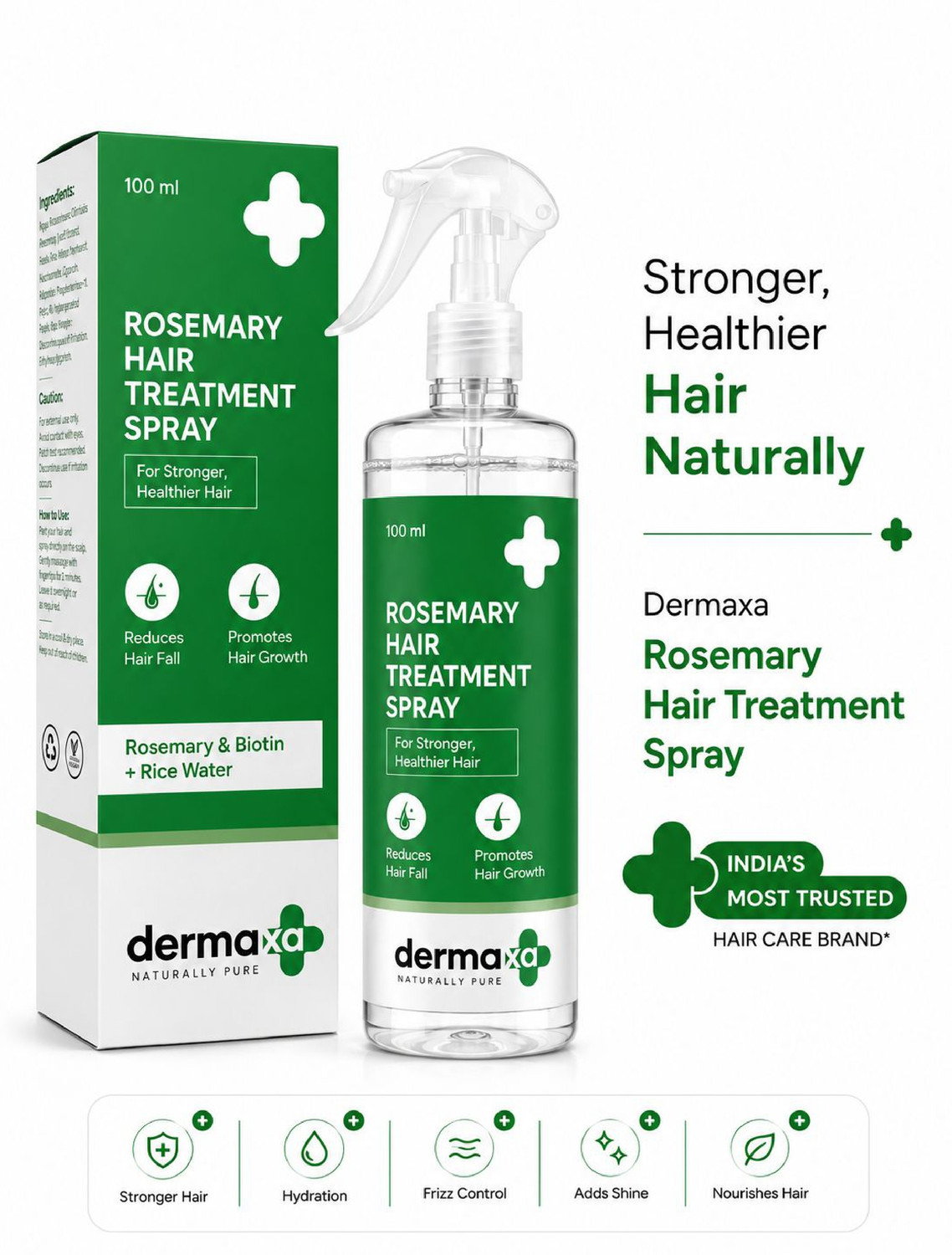 Image of Hegza Hair Growth Serum with 3% Redensyl, Anagain & Rosemary (50 ml)