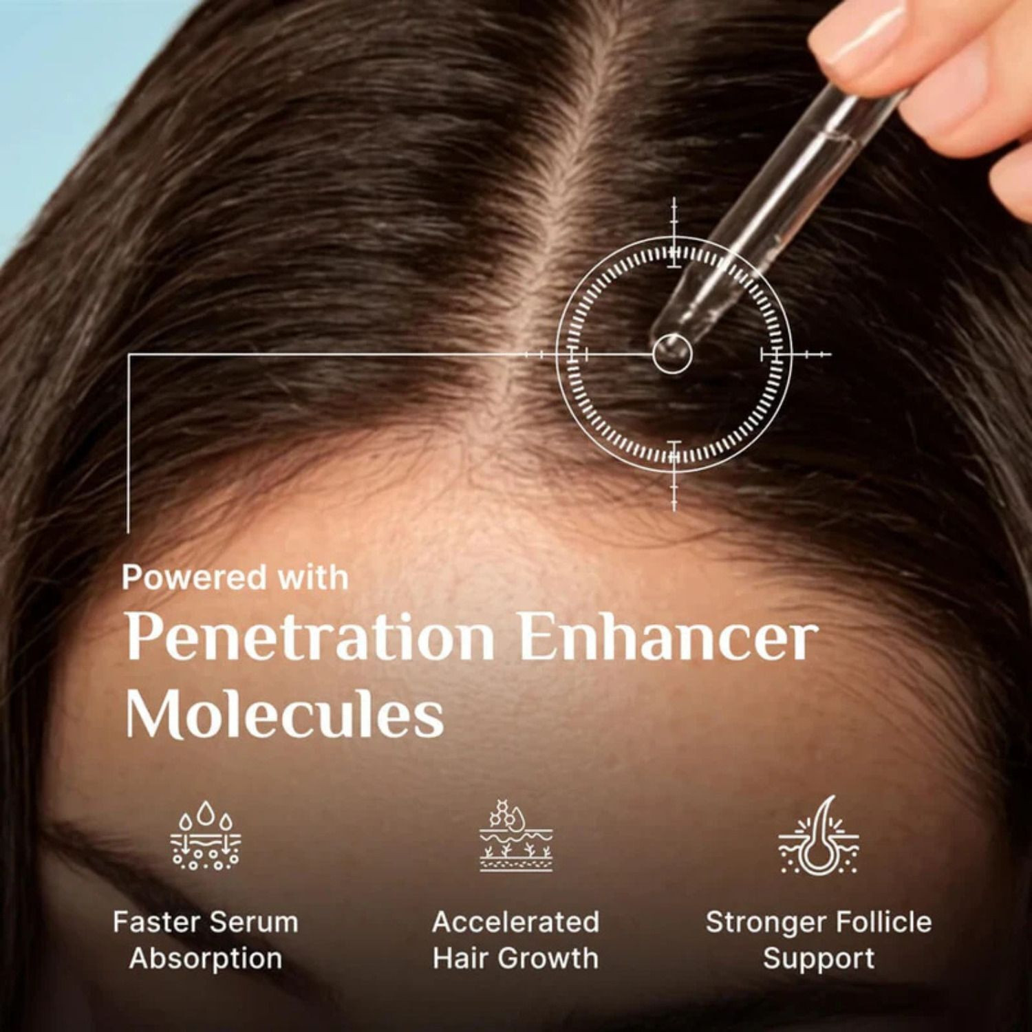 Image of Hegza Hair Growth Serum with 3% Redensyl, Anagain & Rosemary (30 ml)