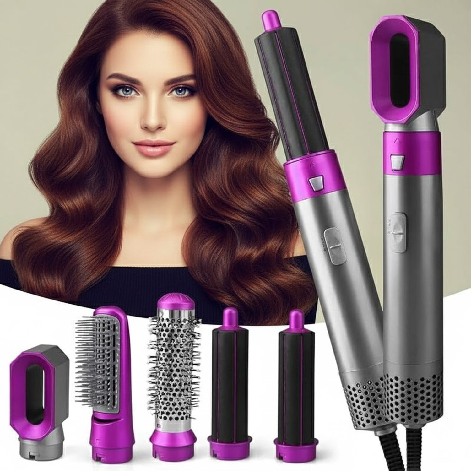 Image of Dyson Natural straight retains hair volume 2 airflows & 6 heat temperature settings Airstrait Hair Straightener With Air, No Hot Plates Hair Straightener (Ceramic Pink /Rose Gold)