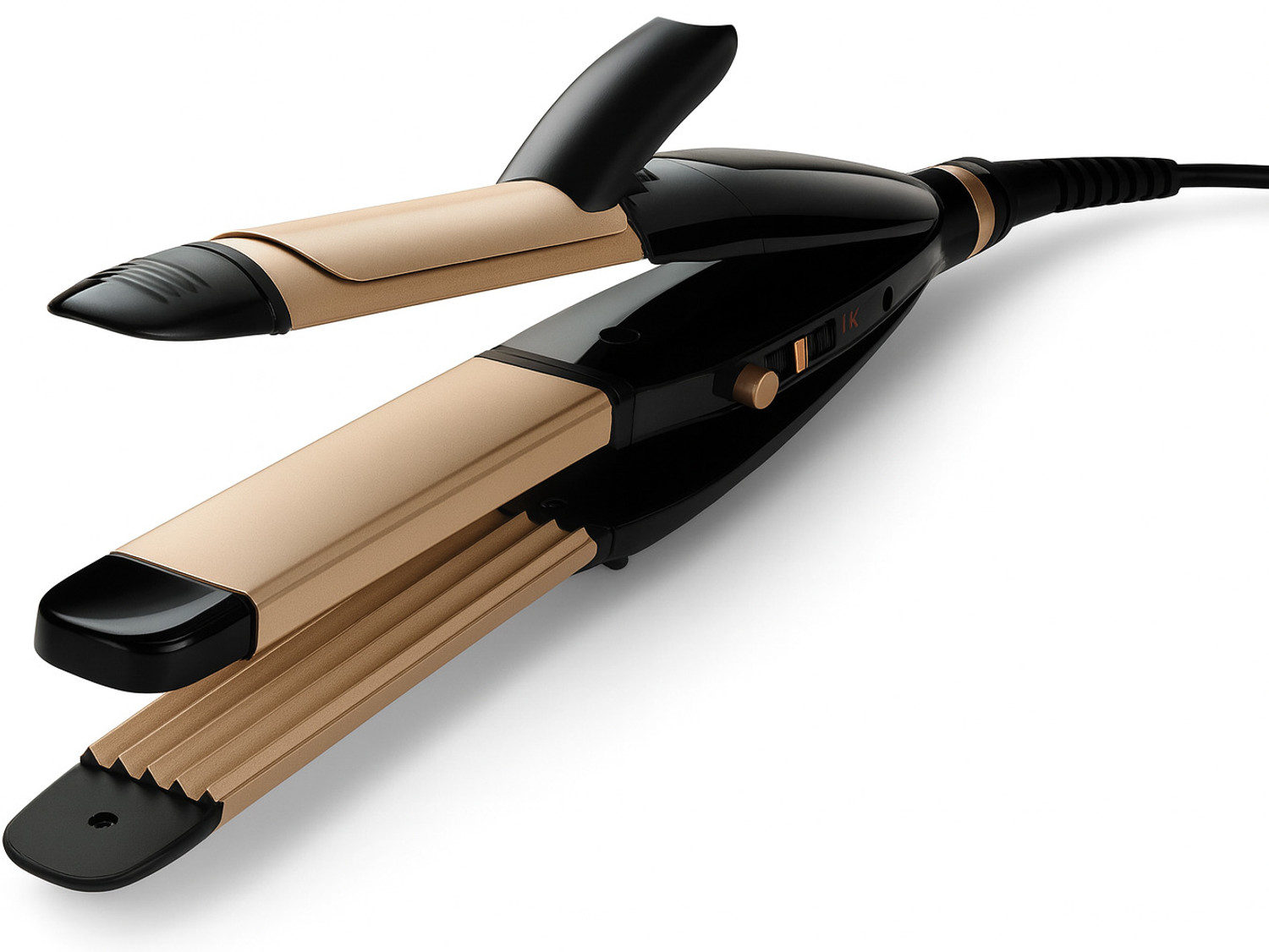 Image of NOVA 2 in 1 Straight and Curl NHS 906 Hair Straightener (Pink)