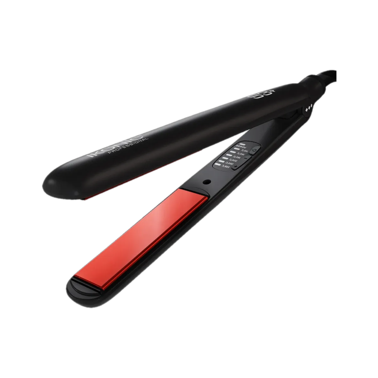 Image of Iconic Genuine S3+ S3+ Hair Straightener, Black & Red, Professional Ceramic Floating Plates, Hair Straightener (Black)