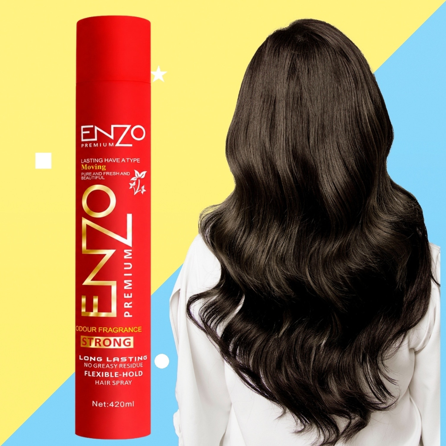 enzo Hair Spray 420 ml - Image 1