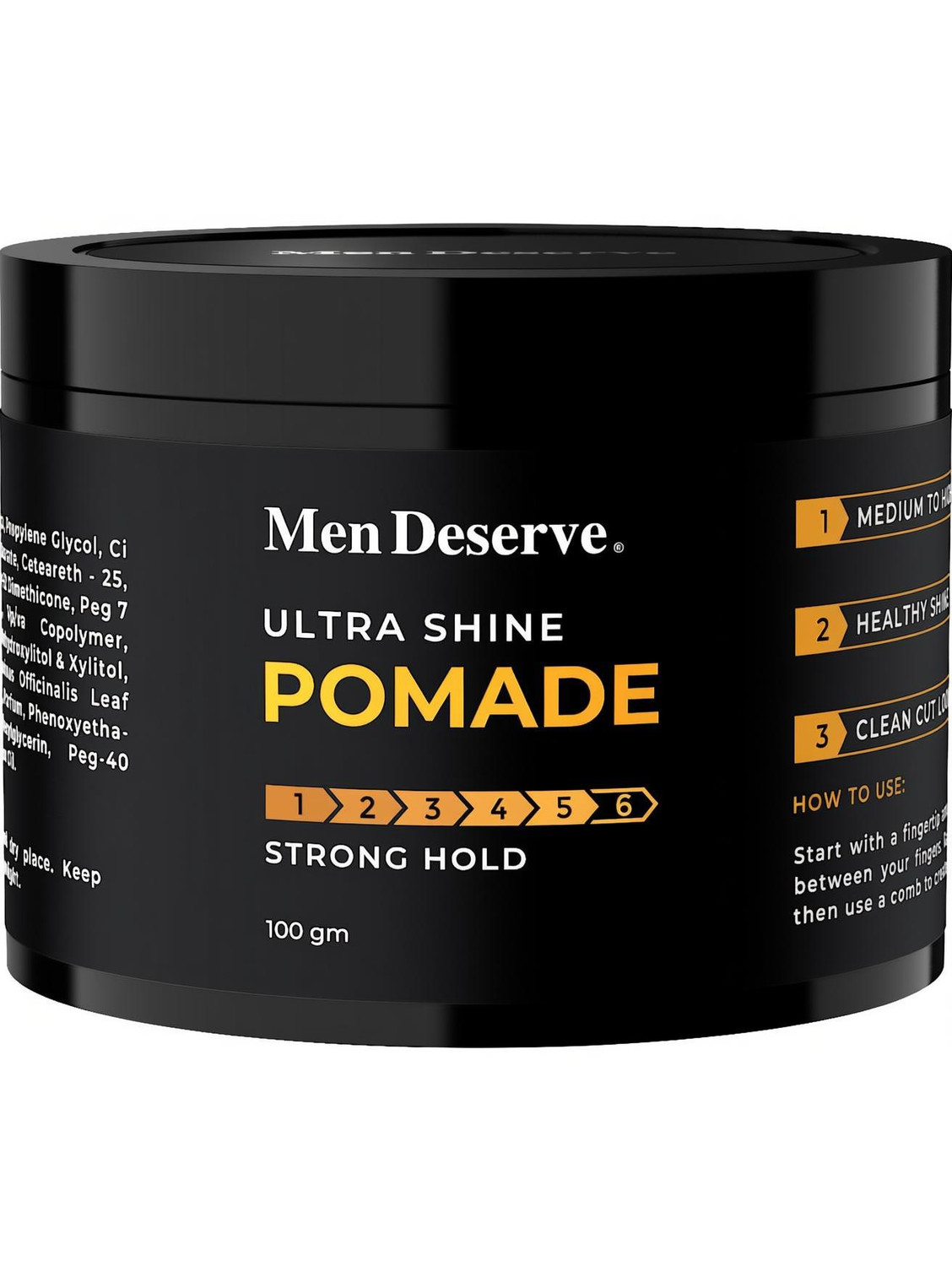 Men Deserve Hair Styling Ultra Shine Pomade - Image 1