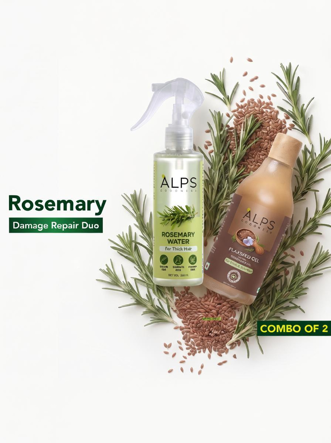 Alps Goodness Damage Repair Duo - Rosemary Water Hair Spray (250ml) + - Image 6