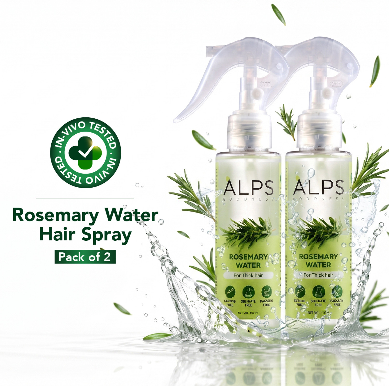 Alps Goodness Rosemary Water Hair Growth Spray 200ml - Image 1