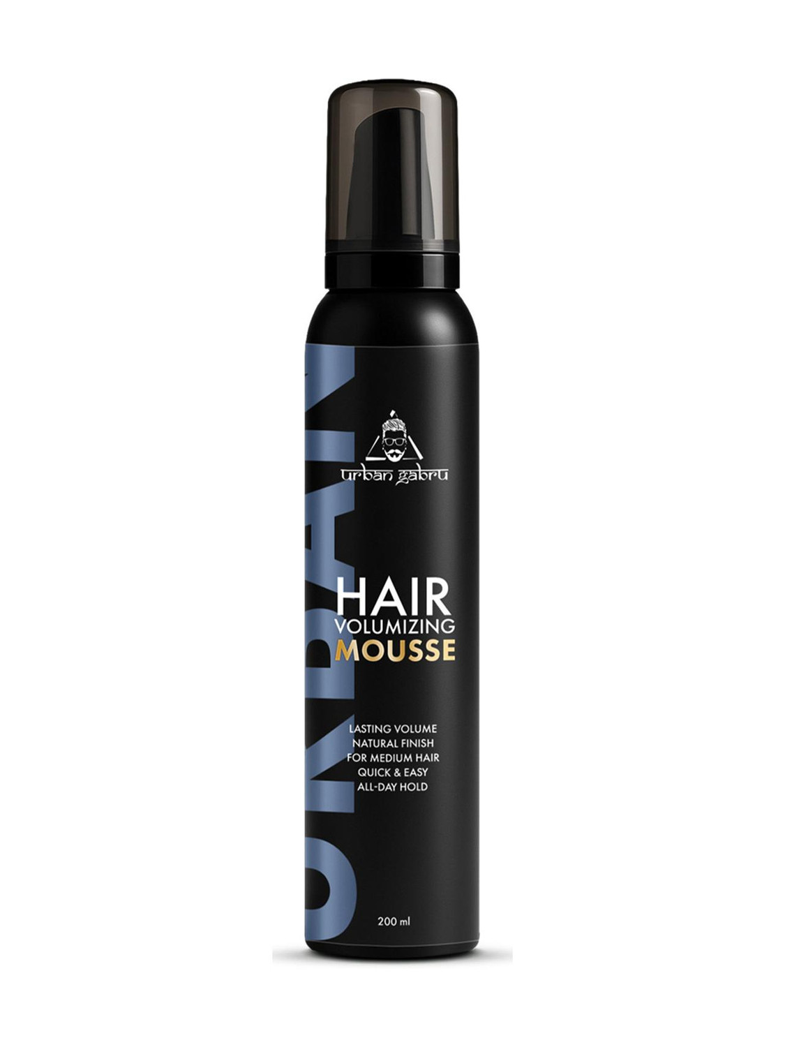 urbangabru Hair Volumizing Mousse for Men, Alcohol-Free, 200 ml - Image 1