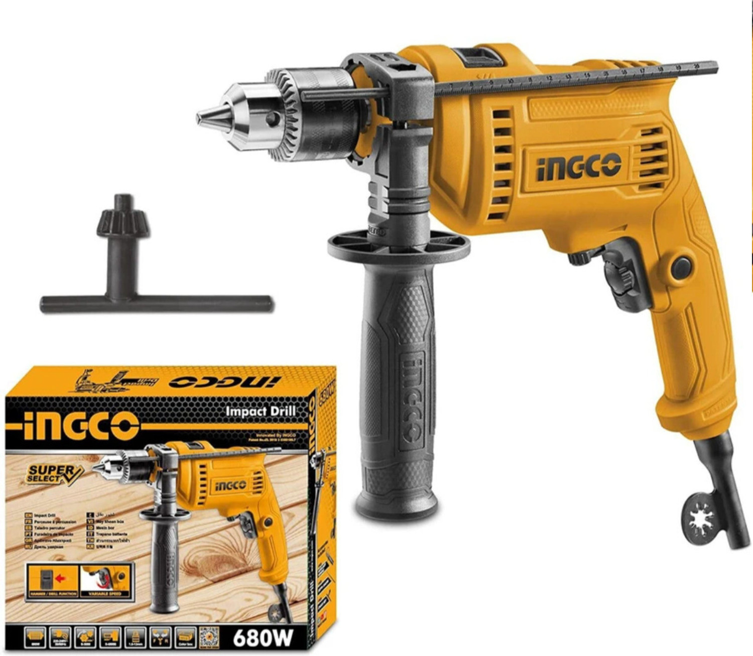 Image of INGCO CIDLI209686 96NM DRILL Impact Driver (13 mm Chuck Size, 800 W)