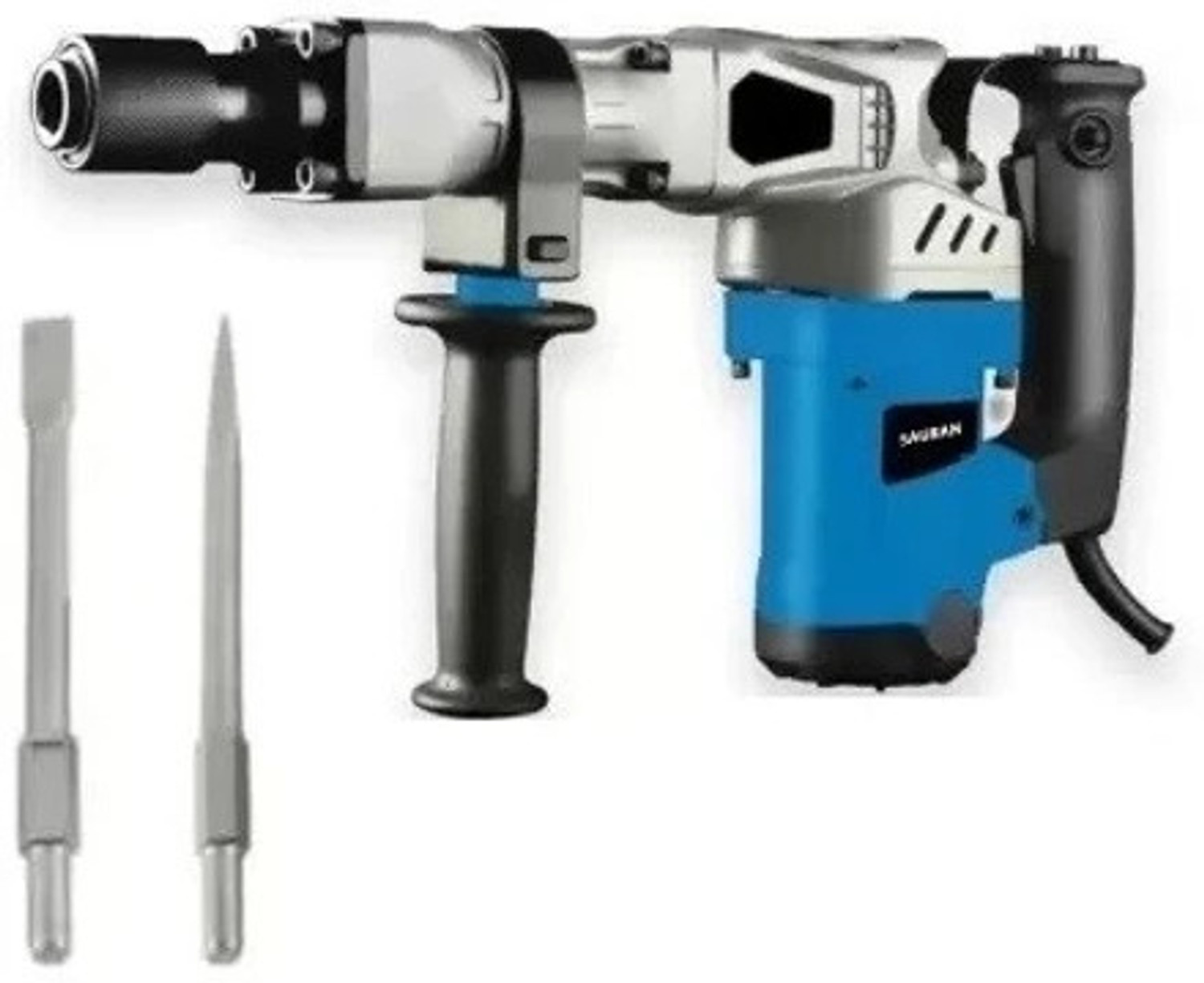 Sauran HEAVY DUTY 7 KG BREAKER / DEMOLITION HAMMER WITH 2 BIT SET Hammer Drill