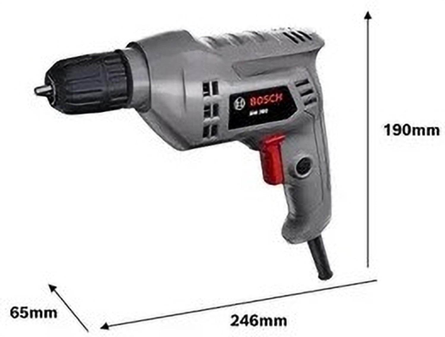 Image of BOS BM 370 ROTARY DRILL Impact Driver (190 mm Chuck Size, 370 W)