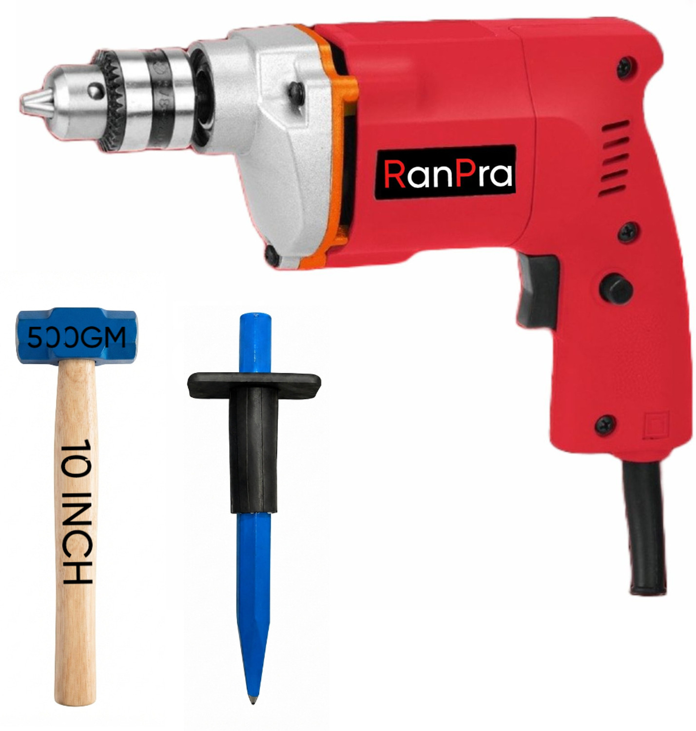 Image of RanPra 26 MM CUTFAST HAMMER /DEMOLITION DRILL MACHINE HEAVY DUTY 1250 W Rotary Hammer Drill (11 mm Chuck Size, 1250 W)