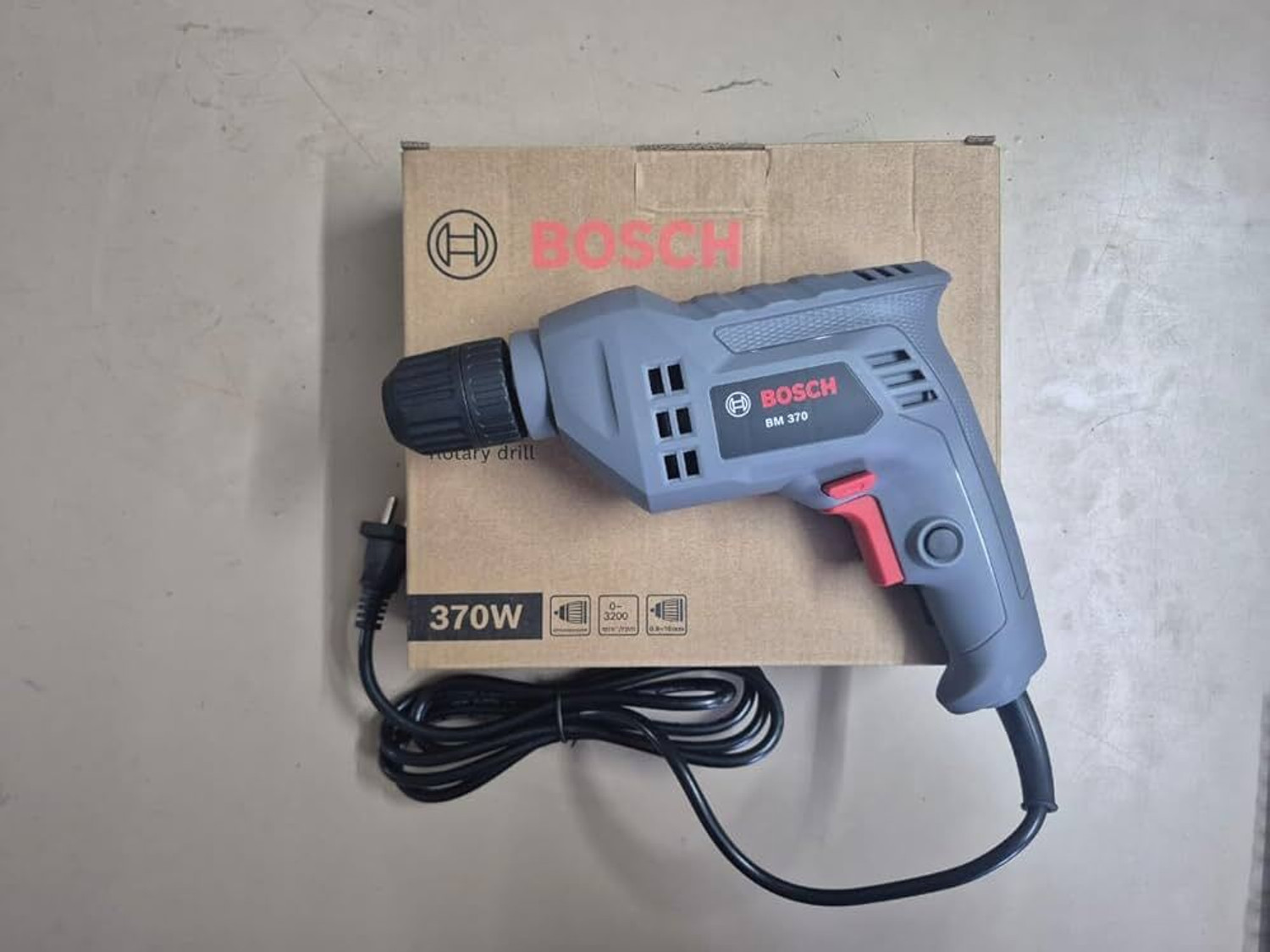 Image of BOS BM 370 ROTARY DRILL Impact Driver (190 mm Chuck Size, 370 W)