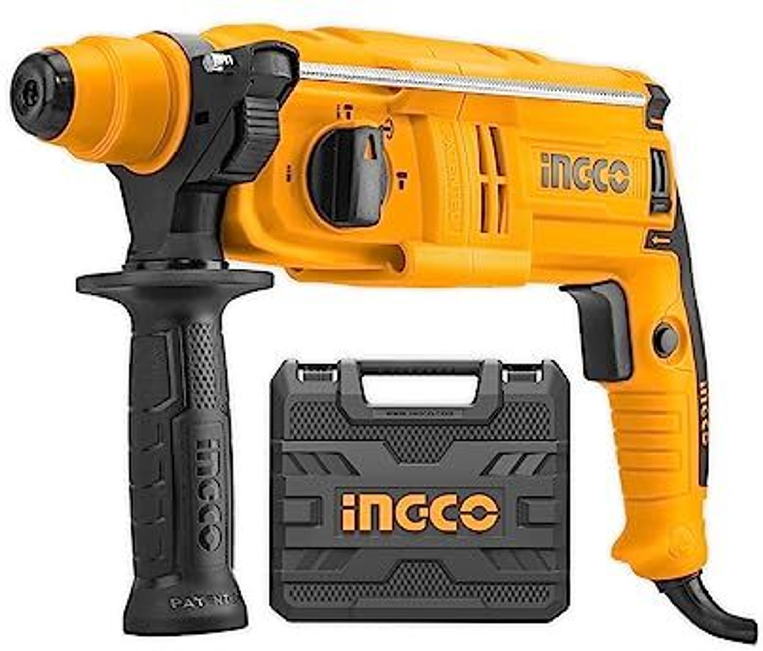 Image of INGCO RGH6528 rotary hammer drilling machine Rotary Hammer Drill (22 mm Chuck Size, 650 W)