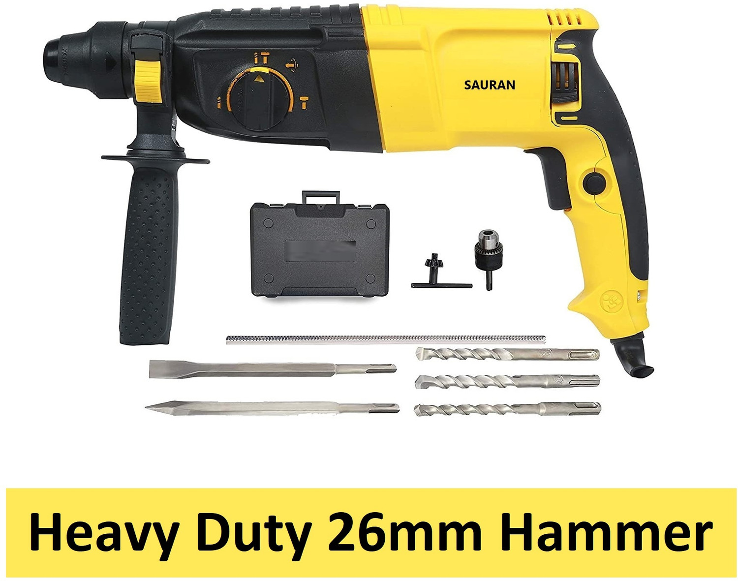 Image of BOS BM 370 ROTARY DRILL Impact Driver (190 mm Chuck Size, 370 W)