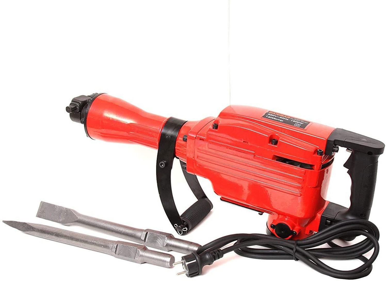 Sauran 1500W Corded3 Electric Demolition Hammer Concrete Breaker (16Kg) Impact Driver
