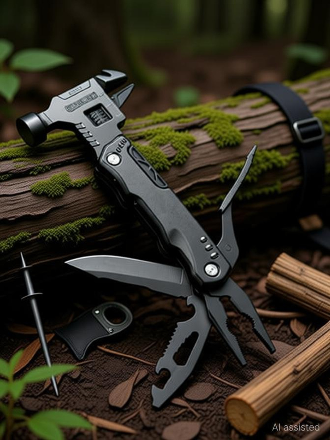 Image of ARQEST Multifunctional Hammer Kit Bottle Opener Wire Cutter With Car Screw Driver A a1 FOR Home Camping Hiking Speciality Hammer Hammer Axe Hand Tool Speciality Hammer (0.4 kg)