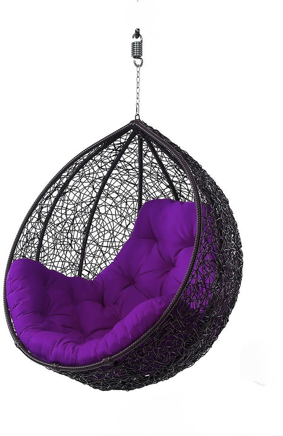 Image of UA URBAN ART Swing Jhula Chair, Hammock, Outdoor- 3 Seater Weight Capacity 300Kgs+ Iron Hammock (Multicolor, DIY(Do-It-Yourself))