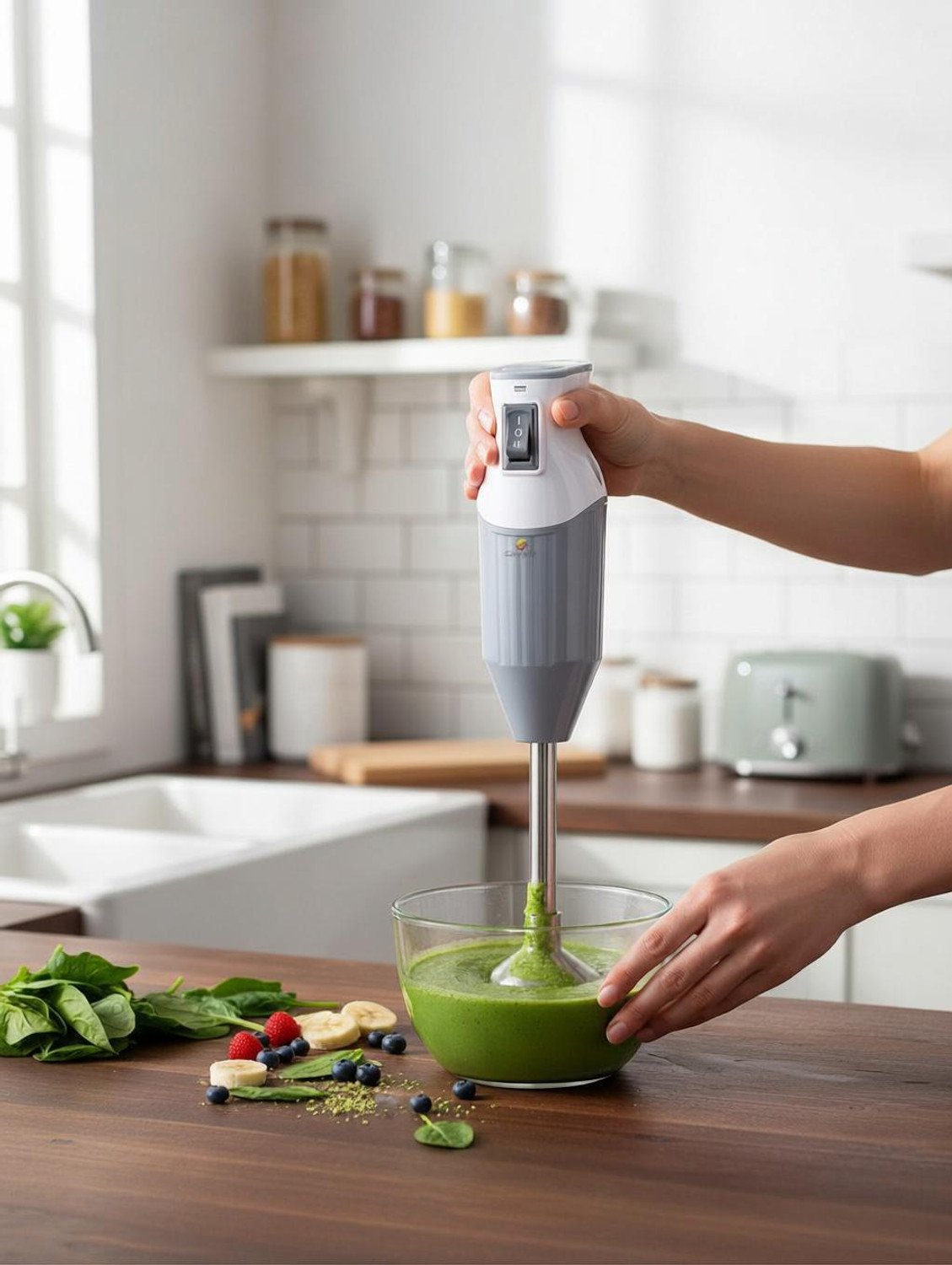 GRINISH 250 W Grey - 20 Hand Blender