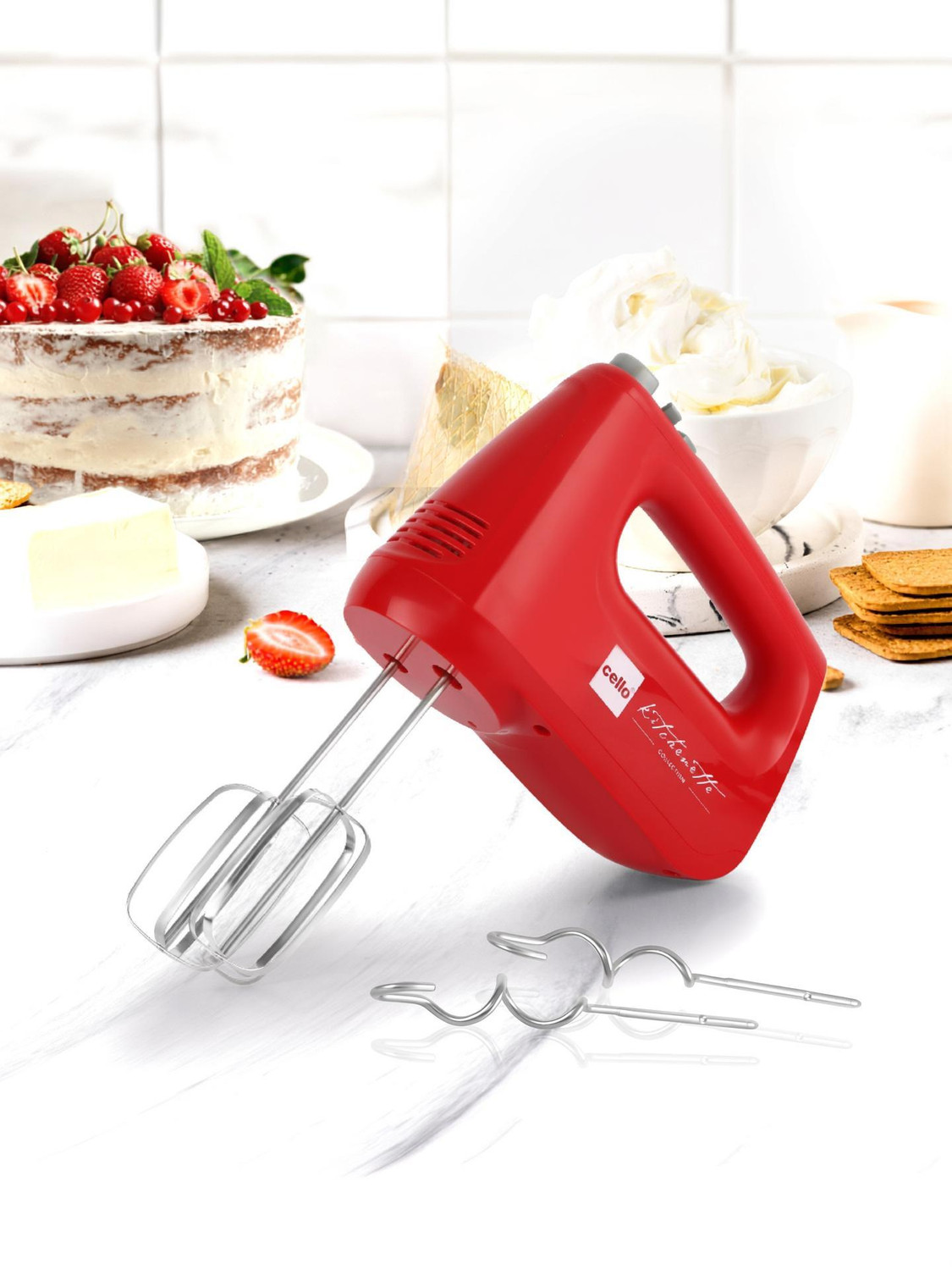 CELLO 400 W Red Hand Blender