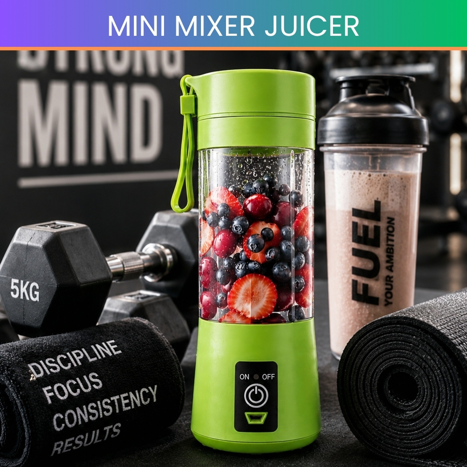 Image of MAXIVE No 25 W Juicer (Juice Blender47 | 1 Jar | Multicolor)