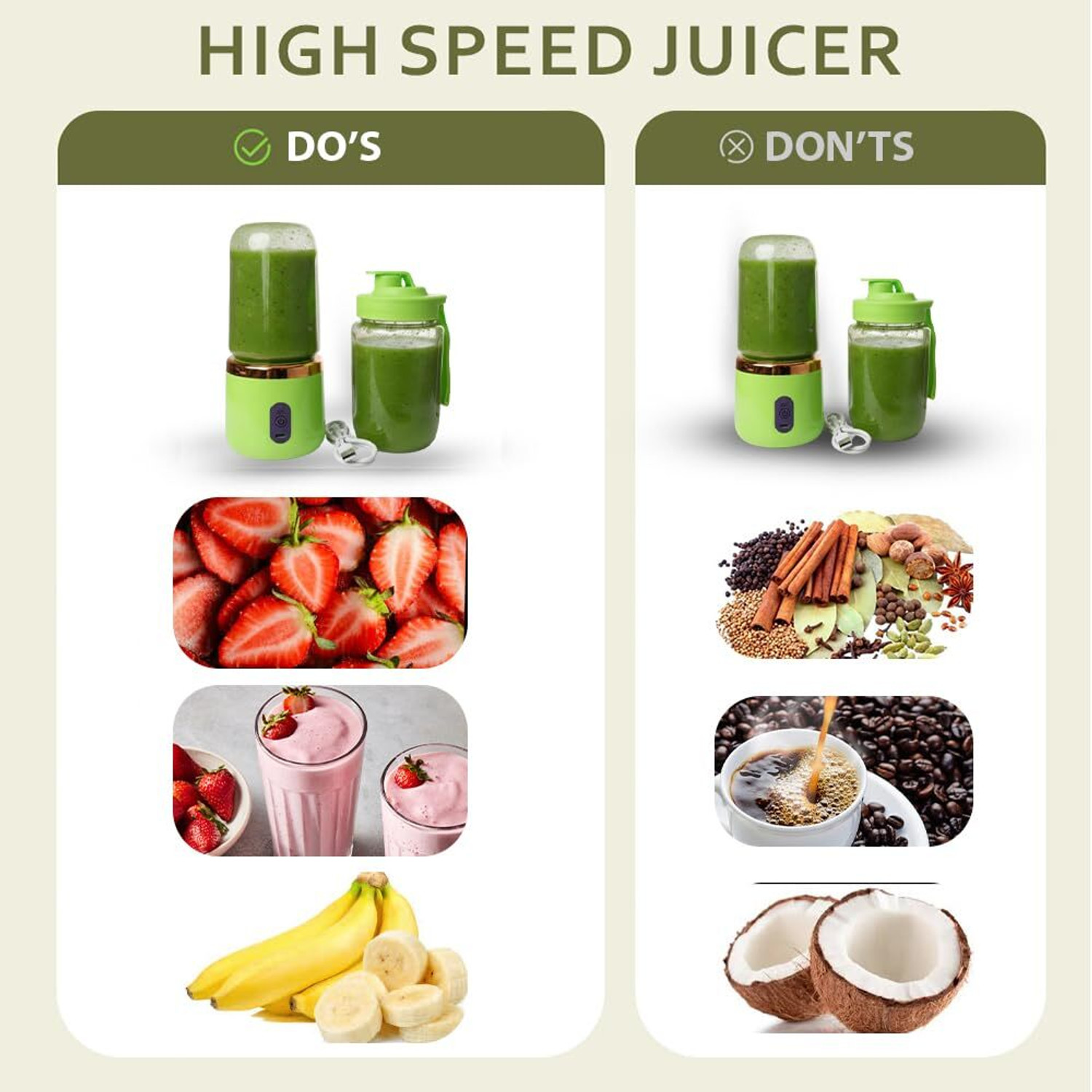 Image of MAXIVE No 25 W Juicer (Travel Friendly Smoothie Blender Bottle | 1 Jar | Multicolor)