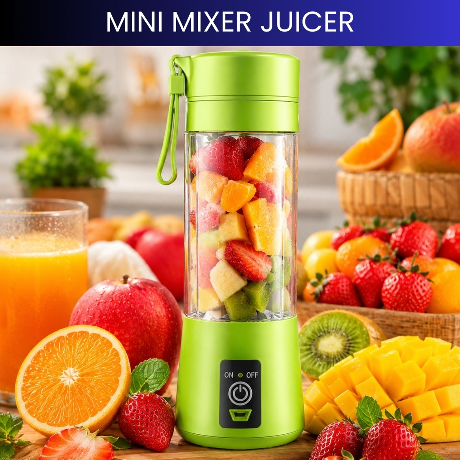 Image of MAXIVE No 25 W Juicer (Juice Blender47 | 1 Jar | Multicolor)