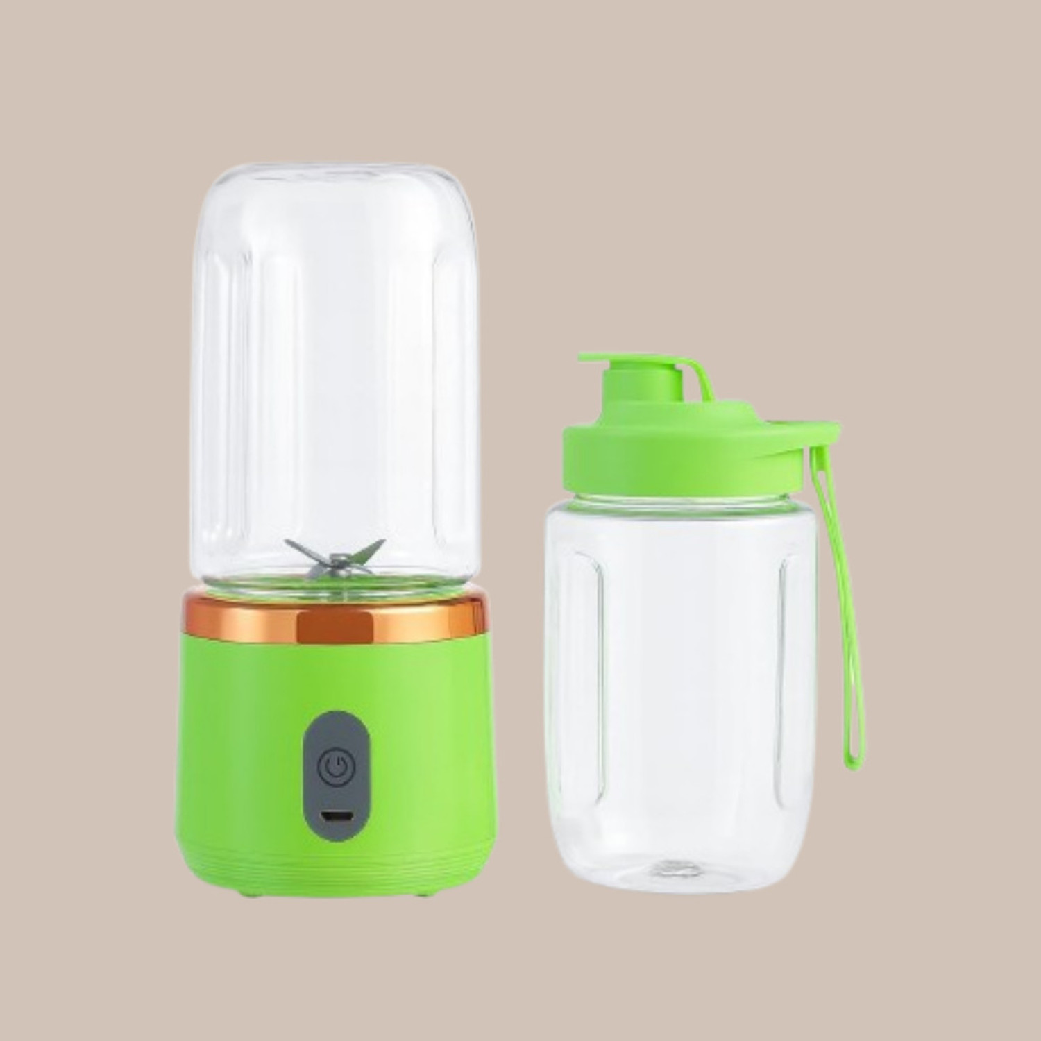Image of MAXIVE No 25 W Juicer (Compact Fruit Bottle Smoothie Maker | 1 Jar | Multicolor)