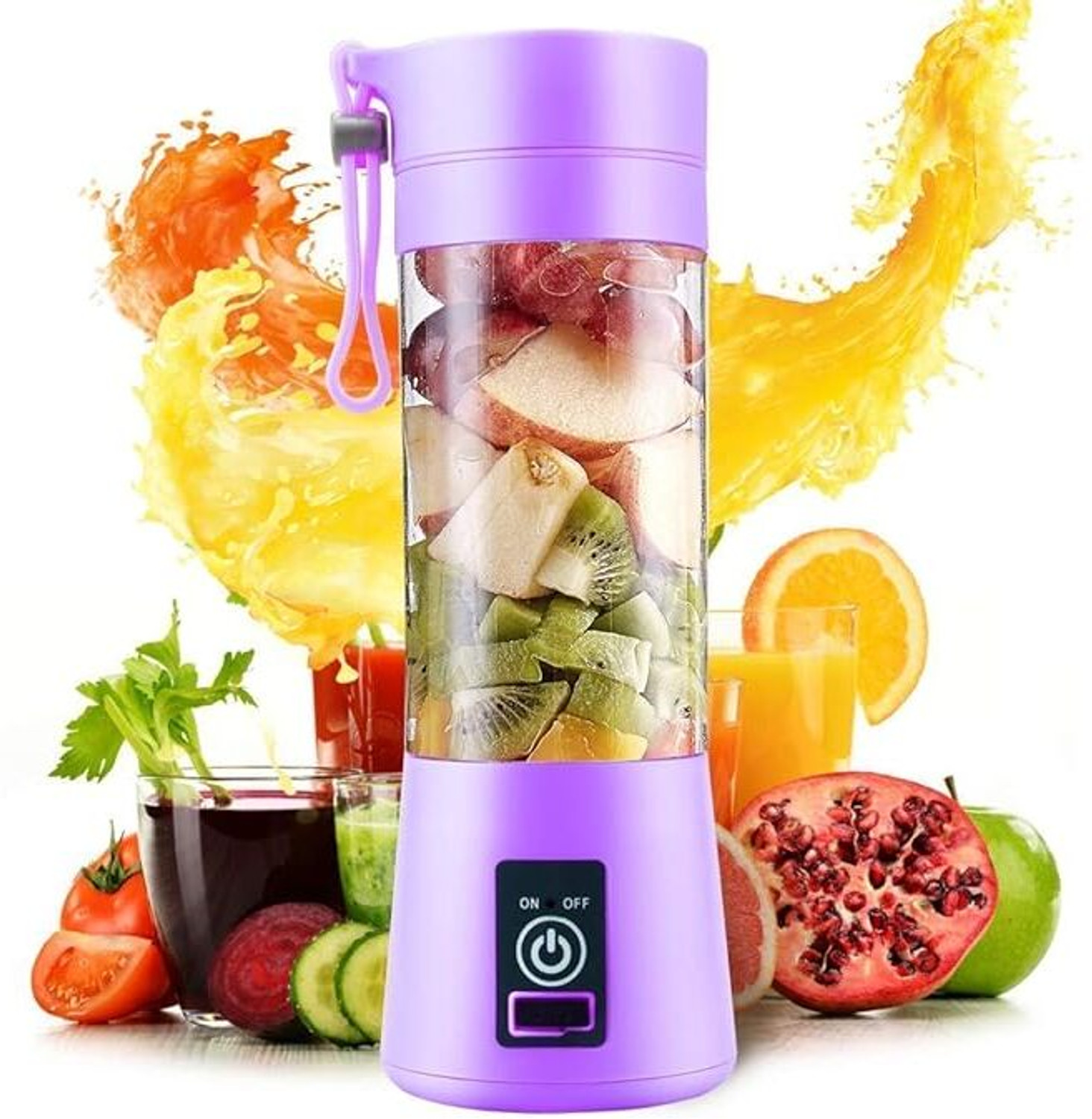 Image of Manasa Electric Juice Mixer 200 W Juicer (Fruit Juicer Electric Machine, Fruit Mixer, Electric Juicer | 1 Jar | Multicolor)