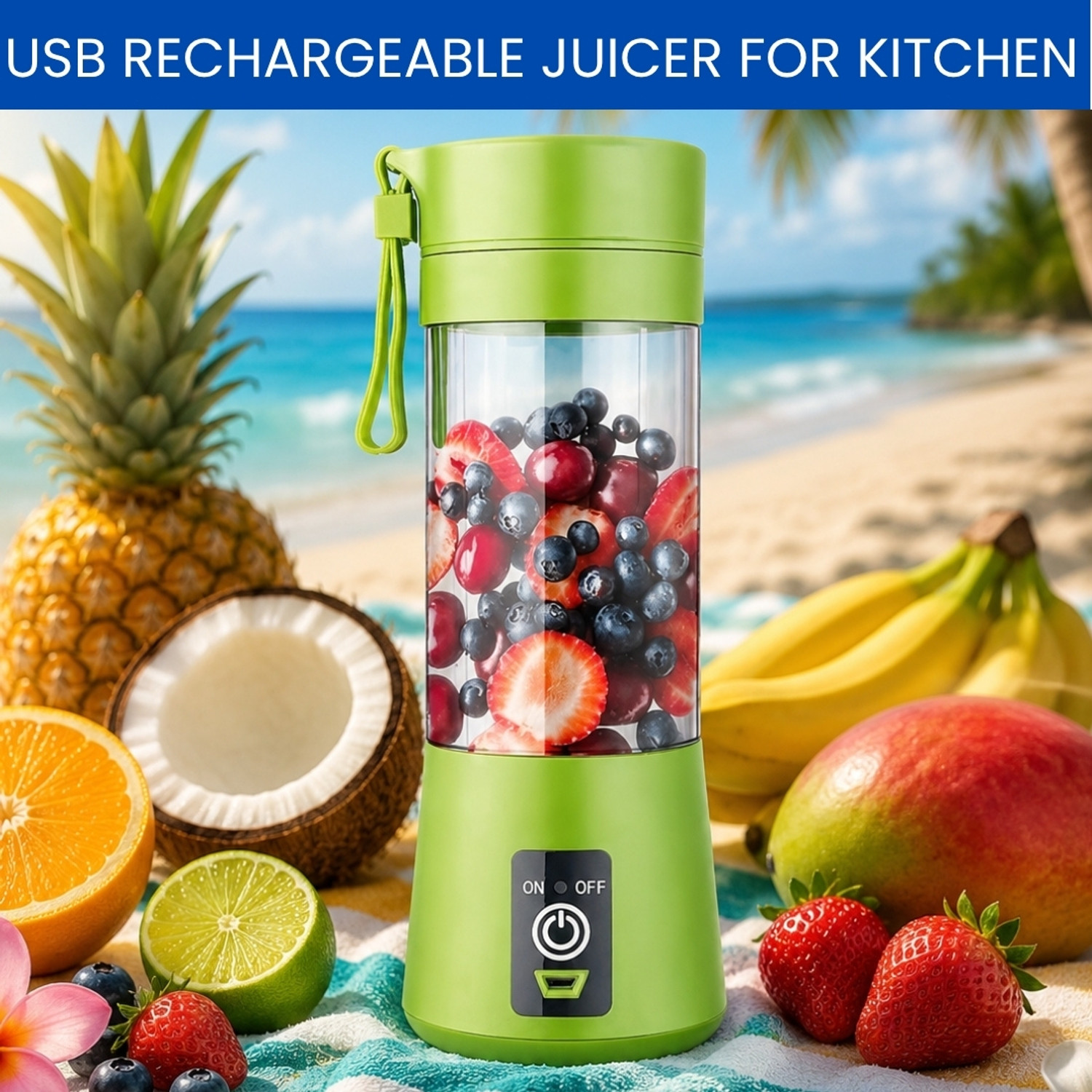 Image of MAXIVE No 25 W Juicer (Juice Blender33 | 1 Jar | Multicolor)