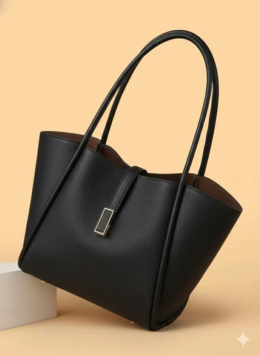 Image of WomanMart Women Black Handbag