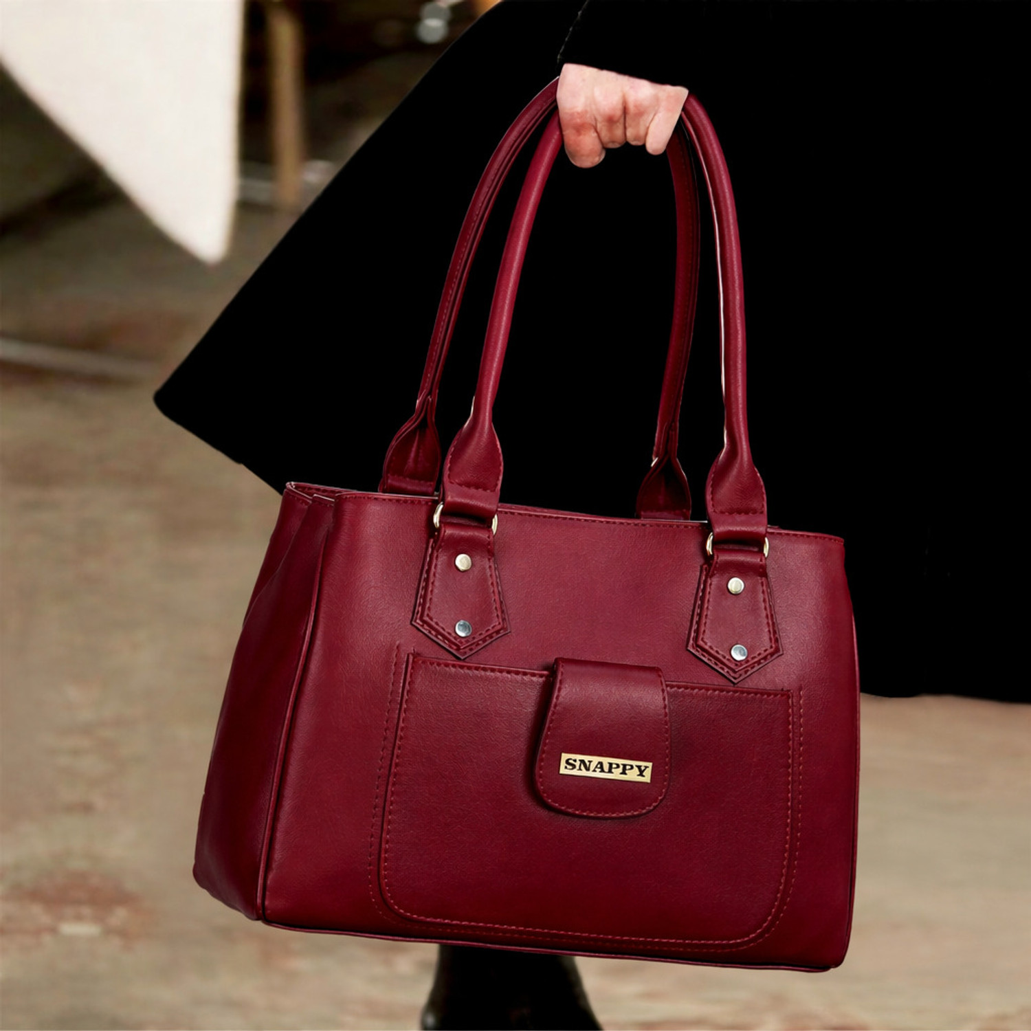Image of Creeper Fashion Women Maroon Handbag